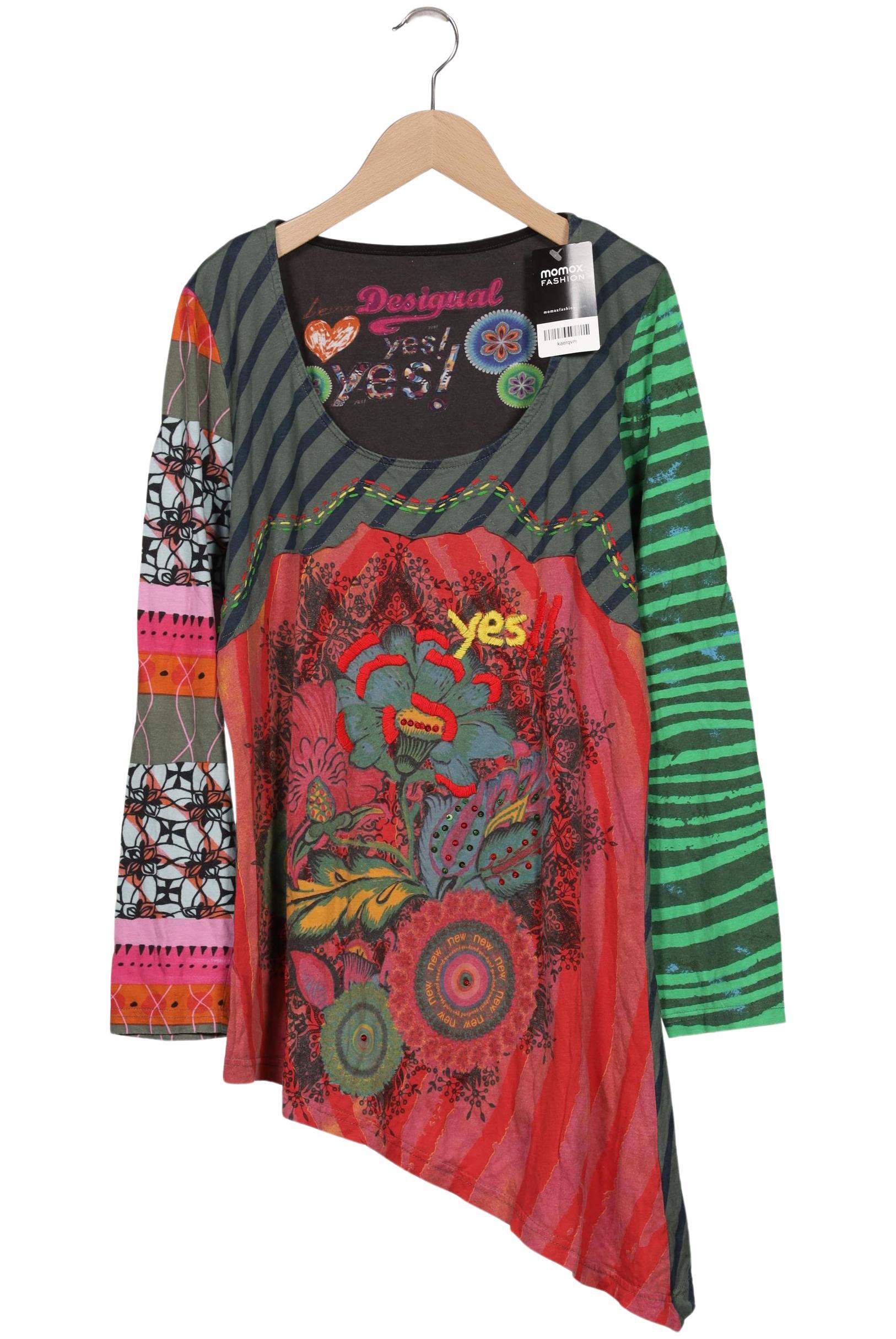 

Desigual Damen Langarmshirt, mehrfarbig, Gr. 42