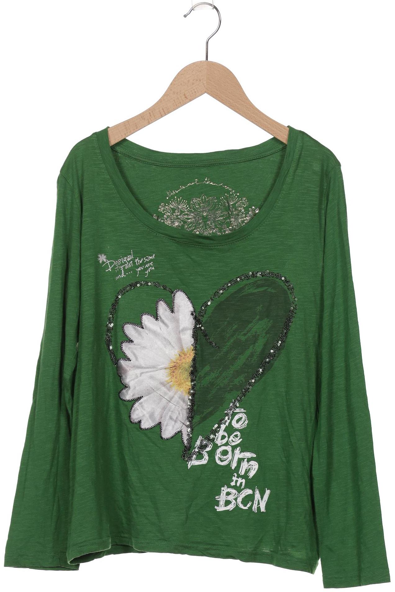 

Desigual Damen Langarmshirt, grün, Gr. 44
