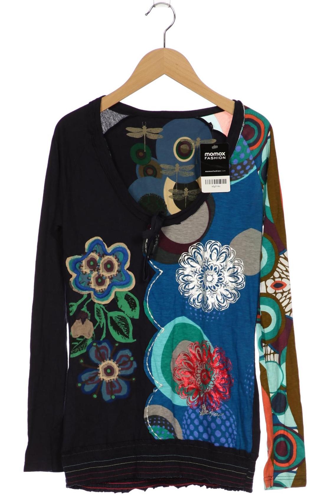 

Desigual Damen Langarmshirt, marineblau, Gr. 36