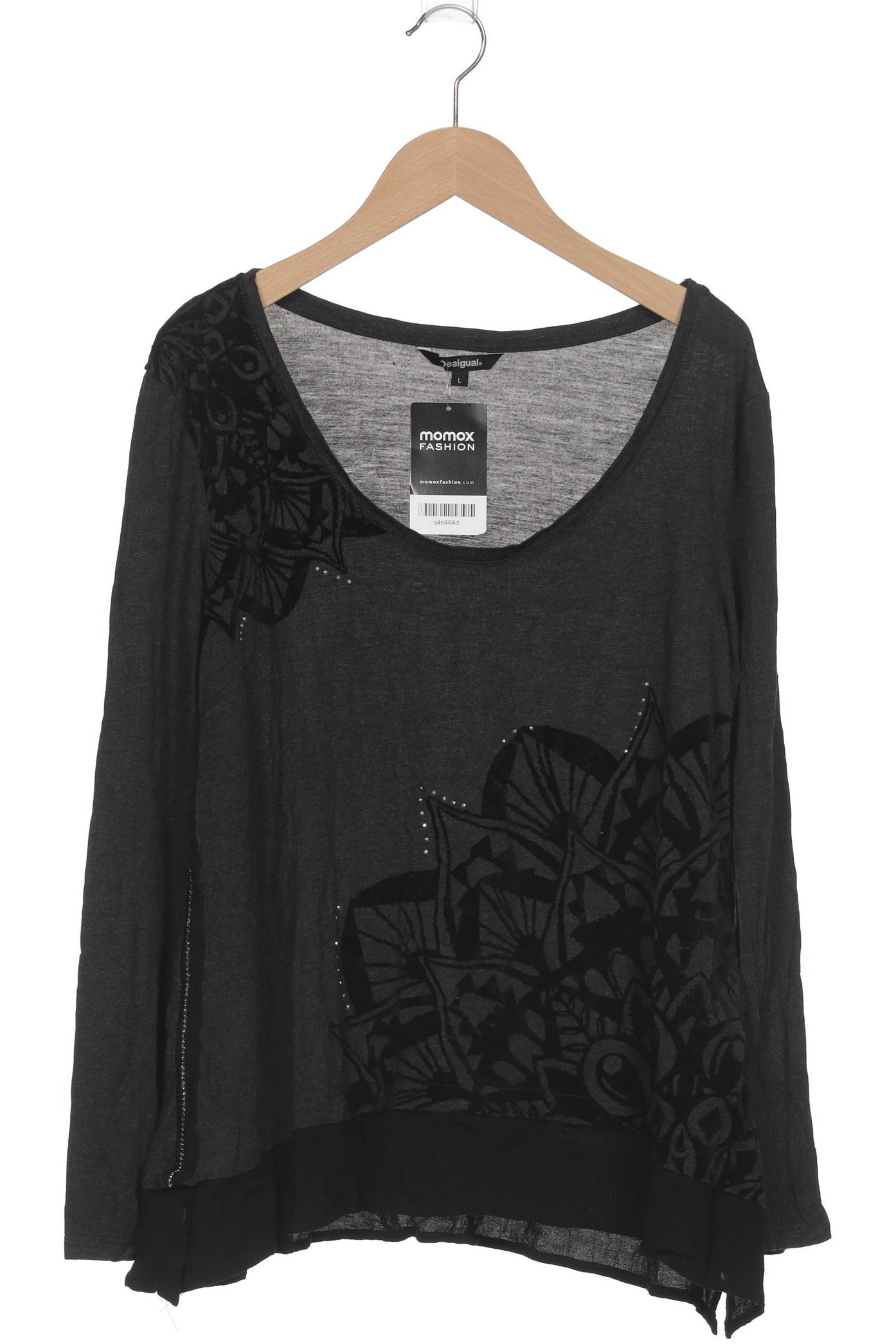 

Desigual Damen Langarmshirt, braun, Gr. 42