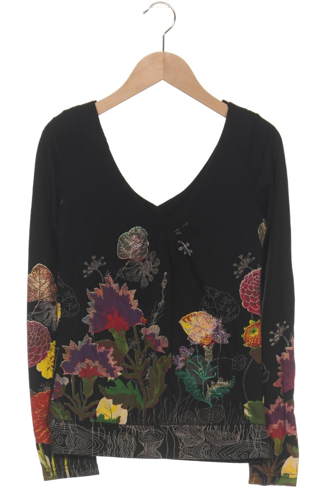 

Desigual Damen Langarmshirt, schwarz, Gr. 36