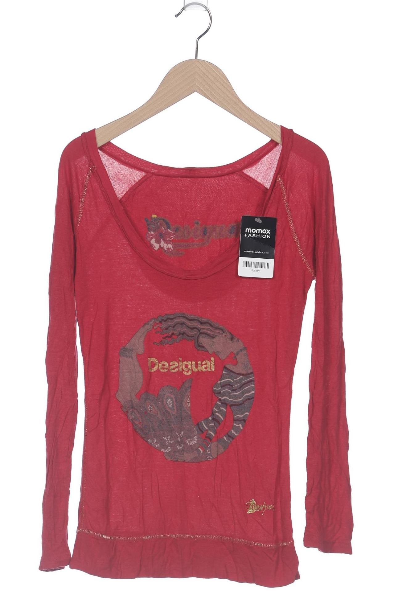 

Desigual Damen Langarmshirt, rot, Gr. 36