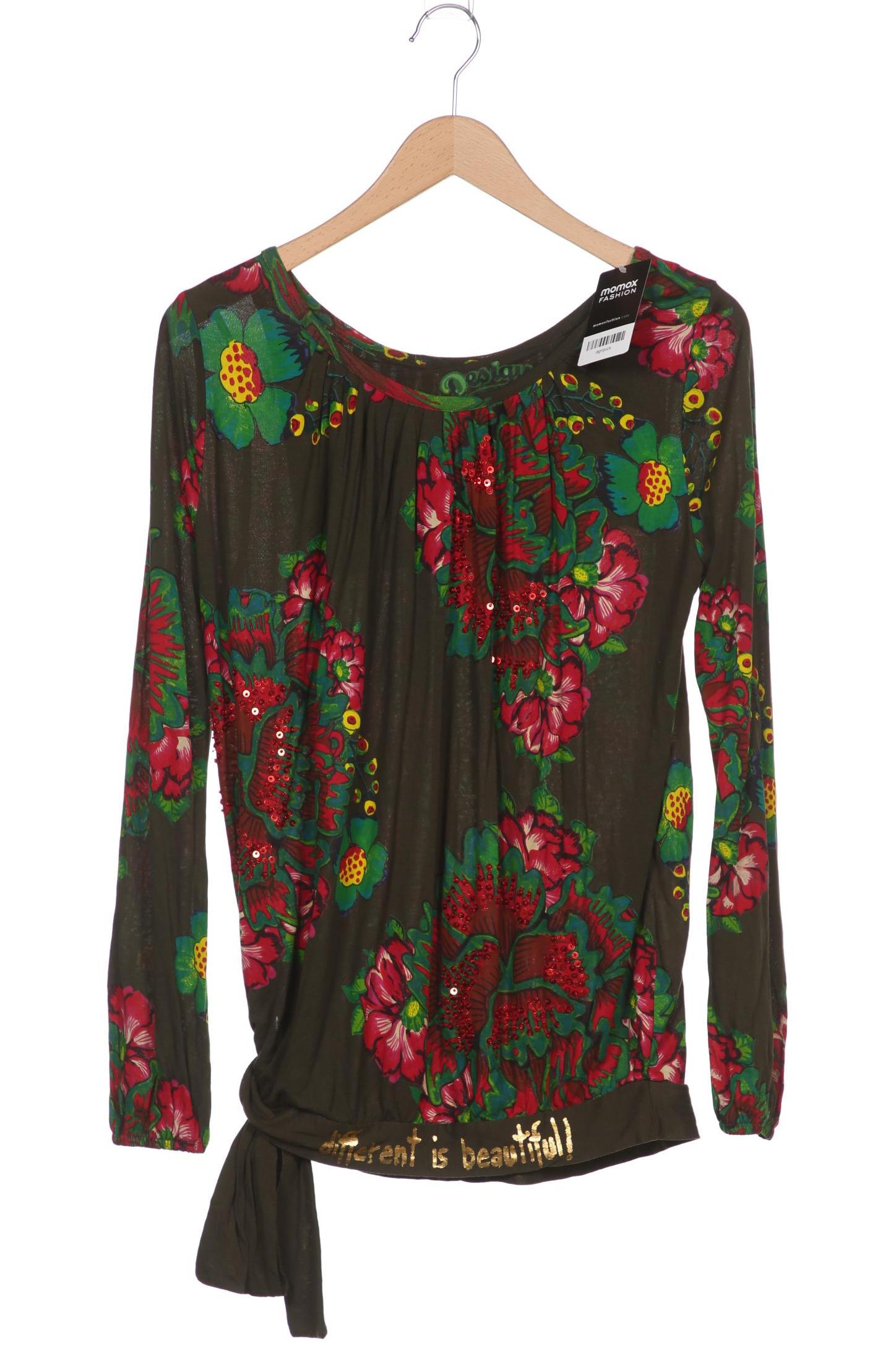 

Desigual Damen Langarmshirt, grün, Gr. 42