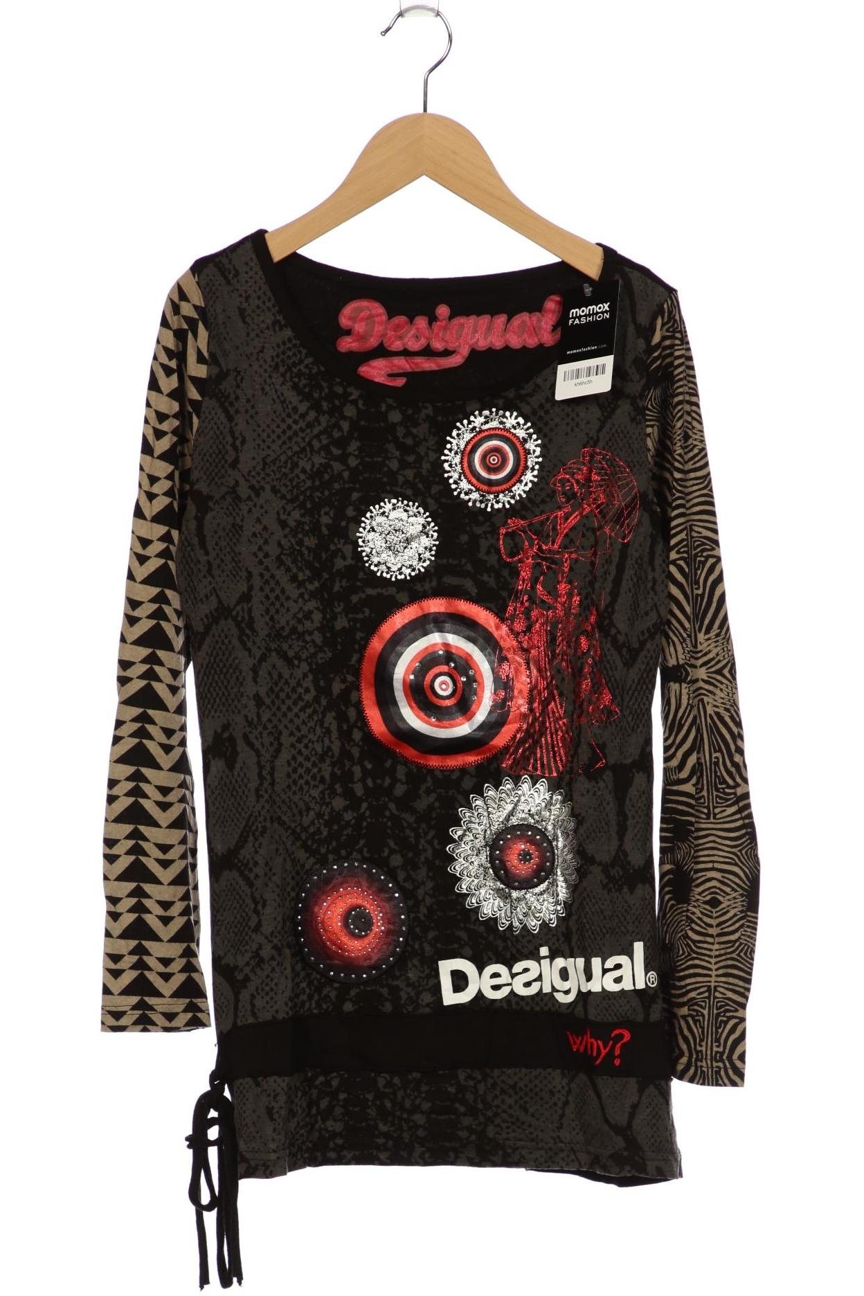 

Desigual Damen Langarmshirt, schwarz, Gr. 38