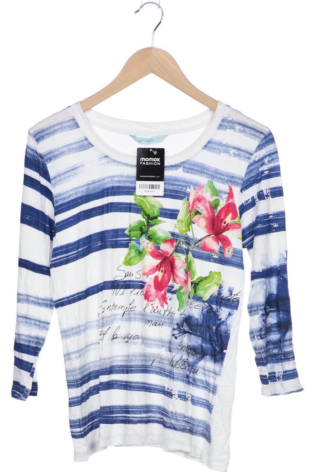 

Desigual Damen Langarmshirt, blau, Gr. 44