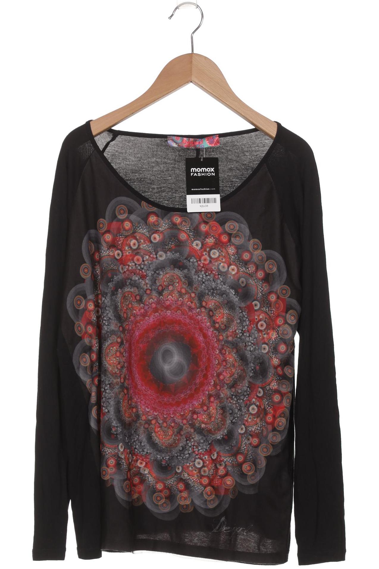 

Desigual Damen Langarmshirt, schwarz, Gr. 38