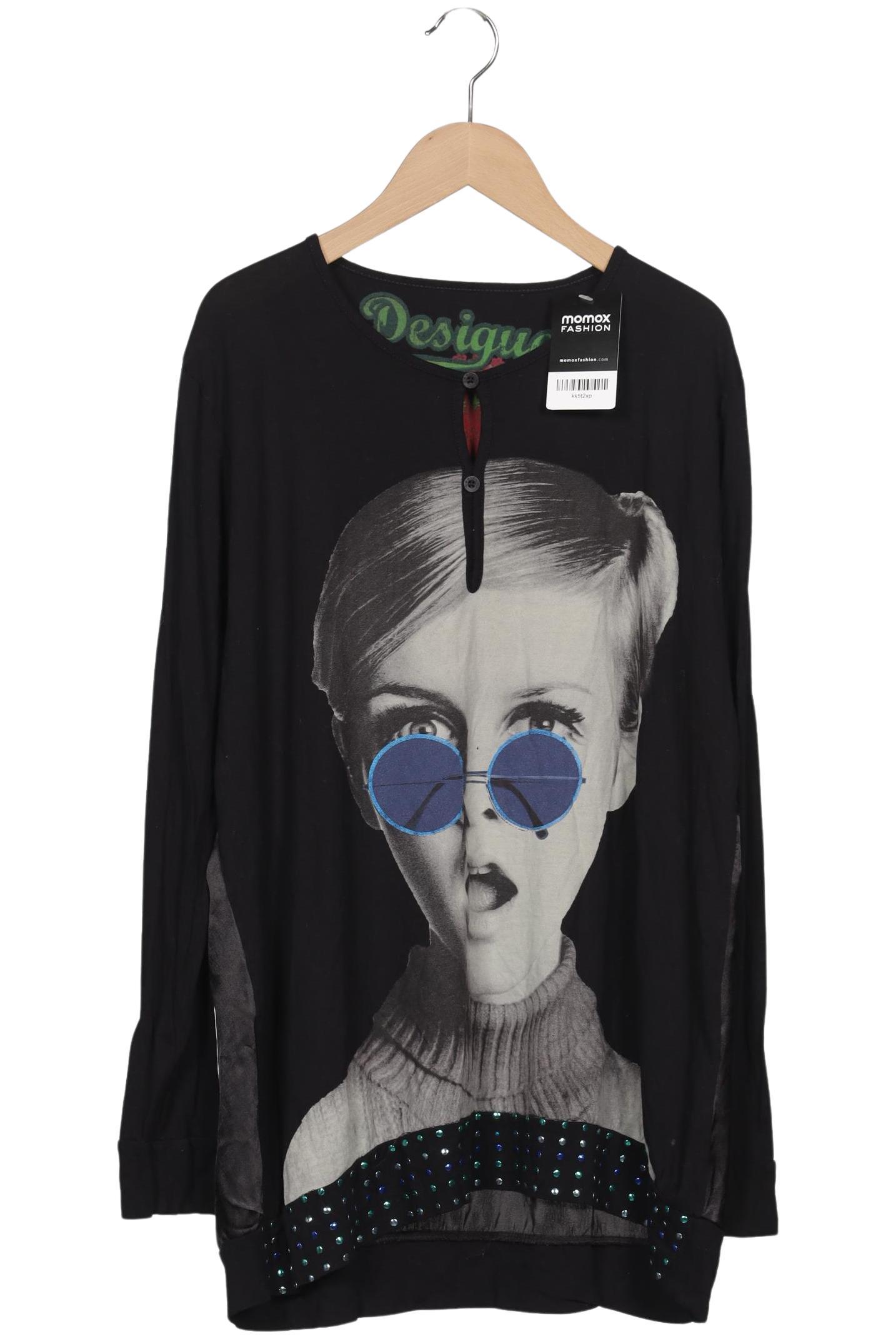 

Desigual Damen Langarmshirt, schwarz, Gr. 46