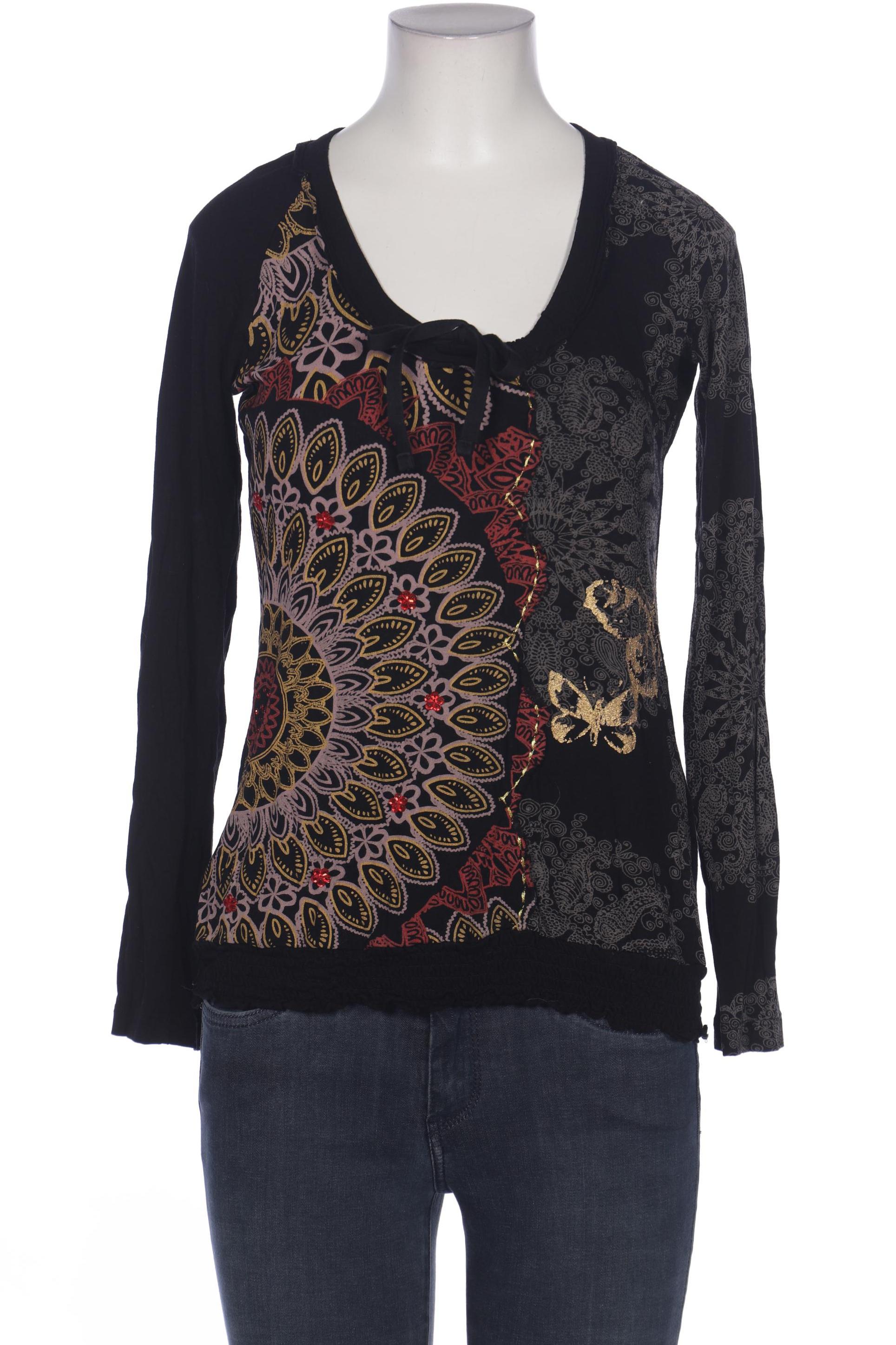 

Desigual Damen Langarmshirt, schwarz, Gr. 36