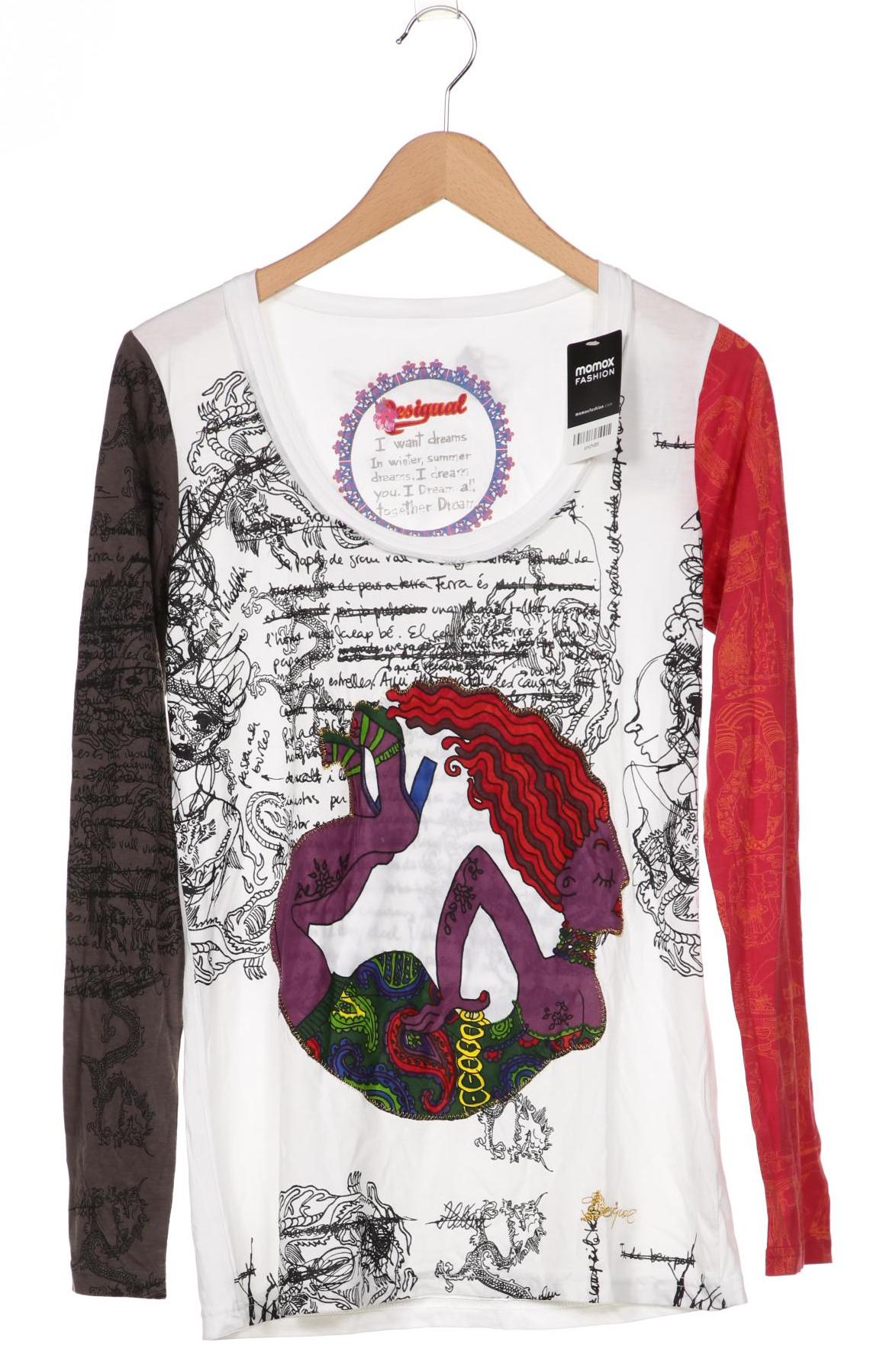 

Desigual Damen Langarmshirt, weiß