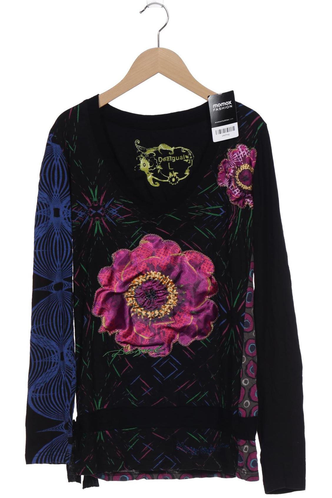 

Desigual Damen Langarmshirt, schwarz, Gr. 42