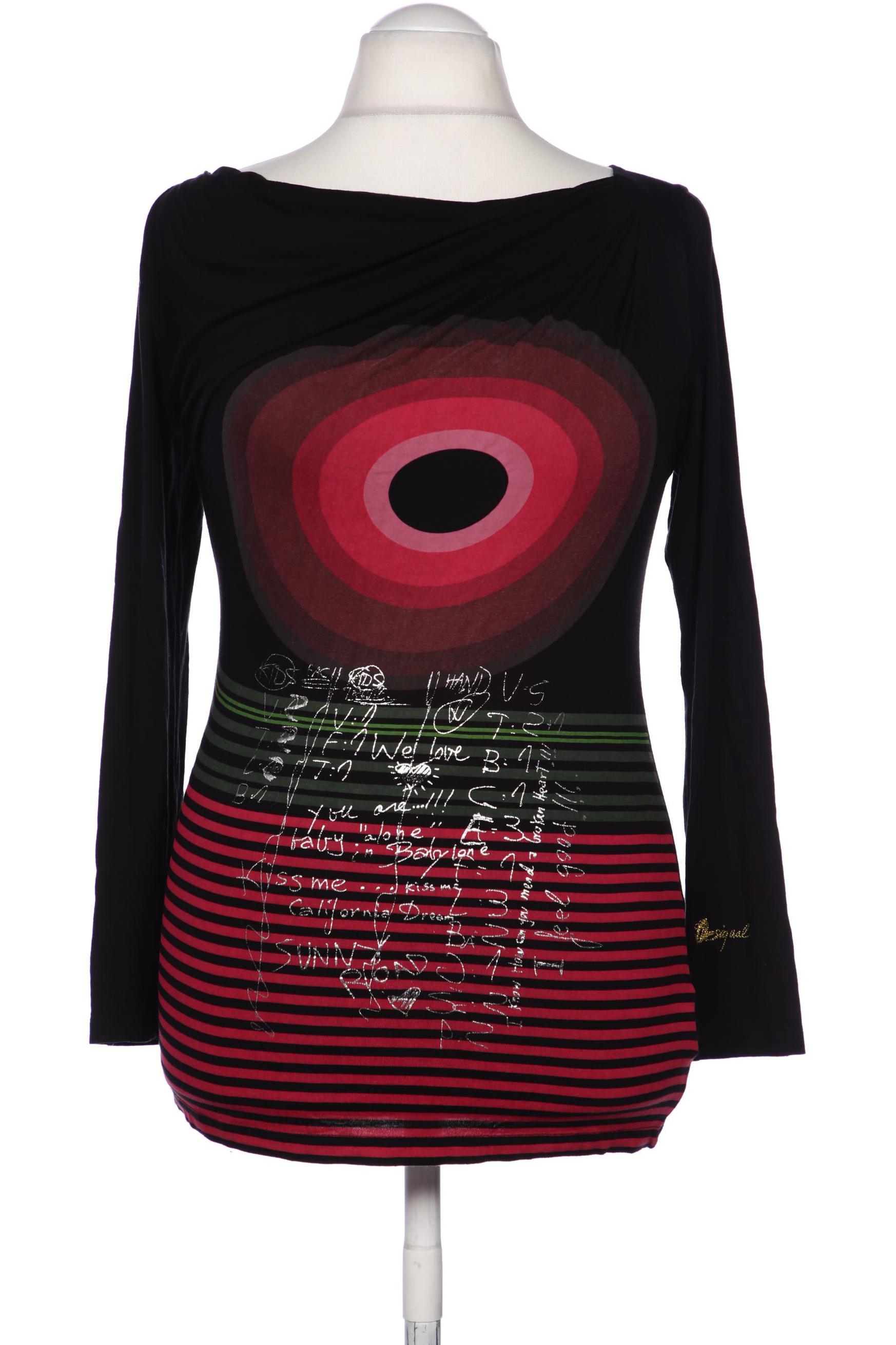 

Desigual Damen Langarmshirt, schwarz, Gr. 38