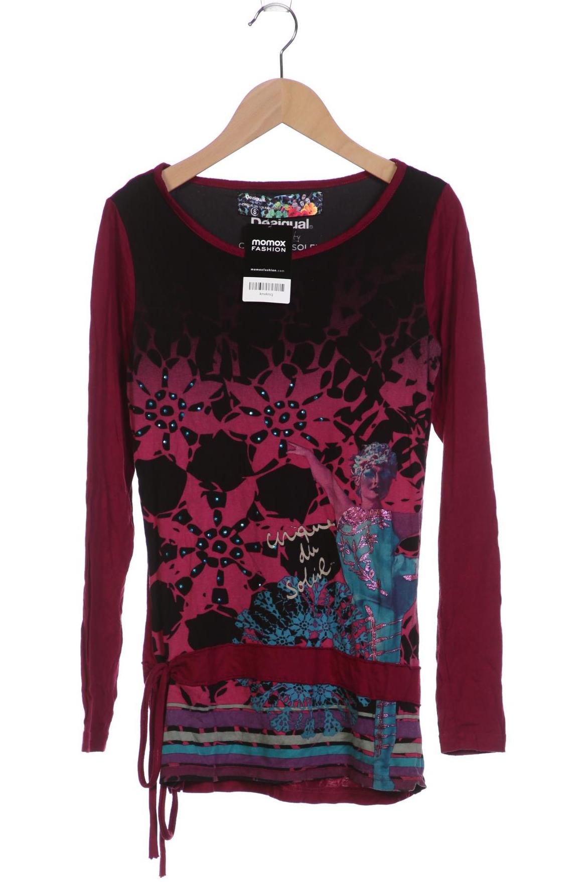 

Desigual Damen Langarmshirt, bordeaux, Gr. 36