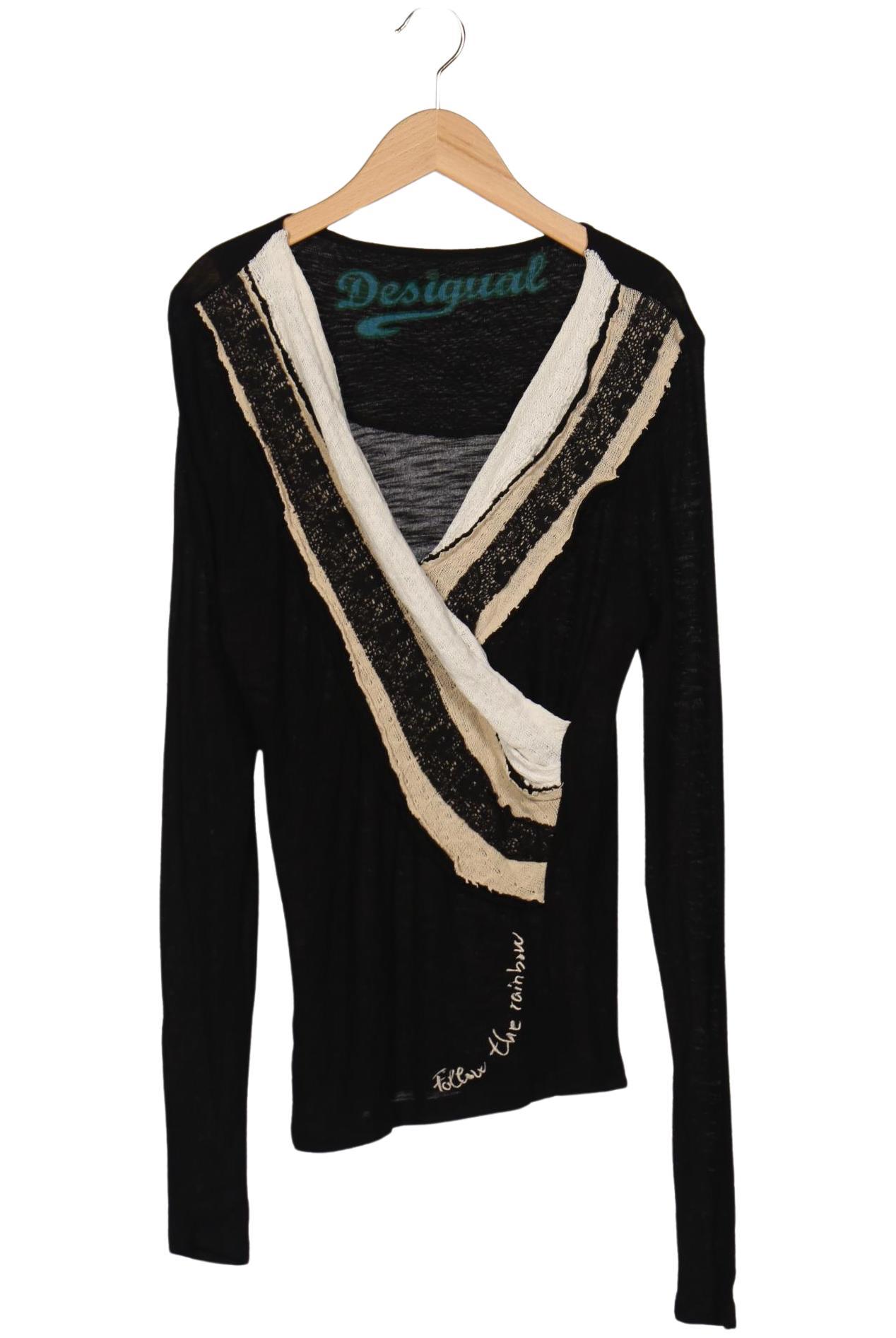 

Desigual Damen Langarmshirt, schwarz, Gr. 38