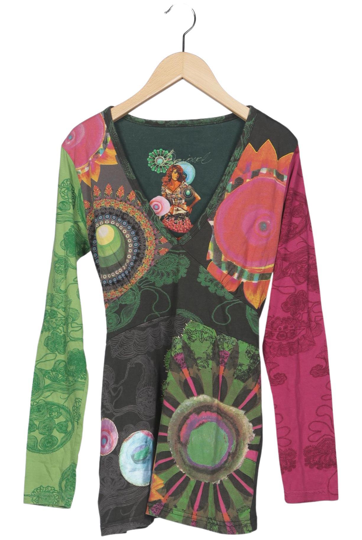 

Desigual Damen Langarmshirt, mehrfarbig, Gr. 42