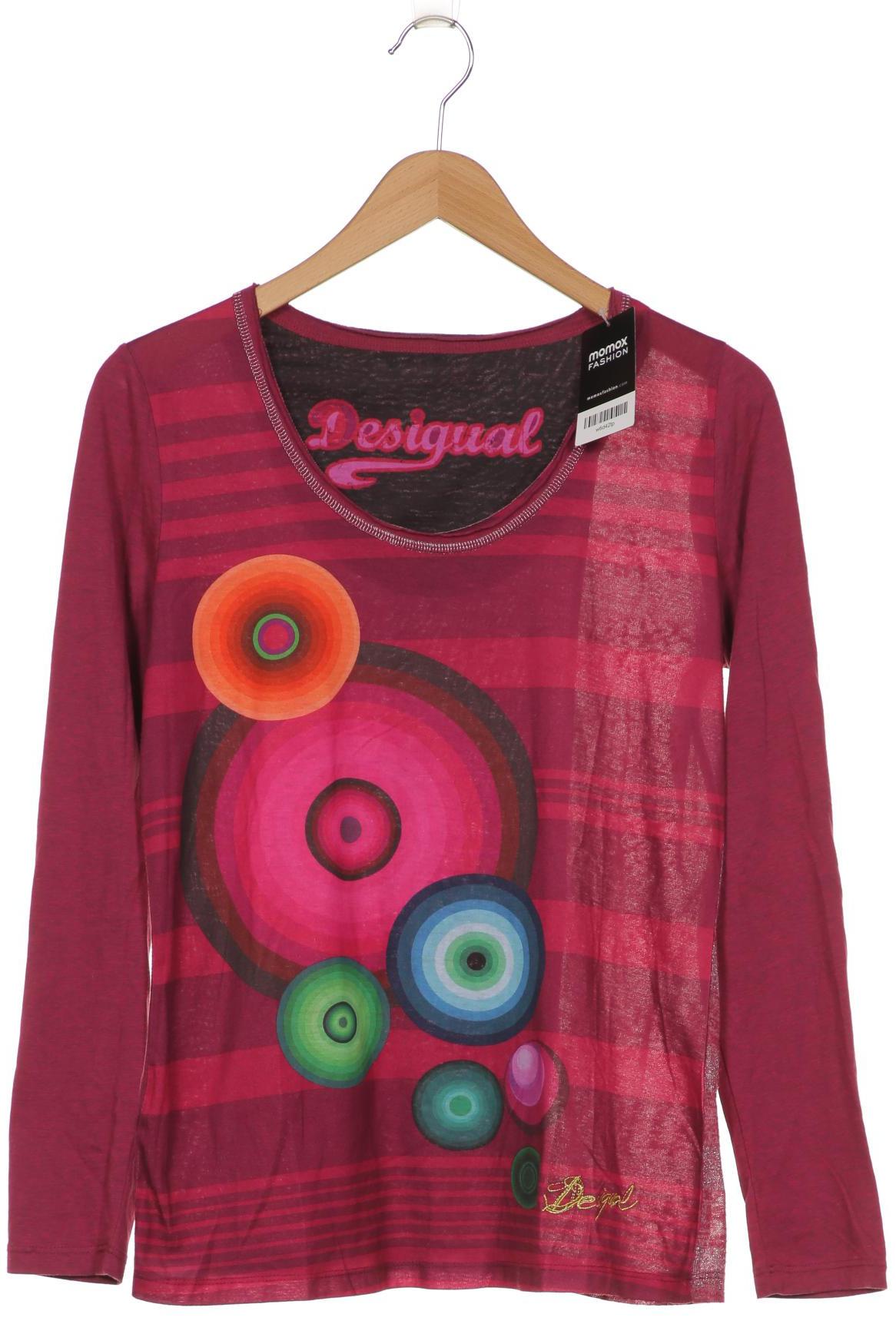 

Desigual Damen Langarmshirt, pink, Gr. 42