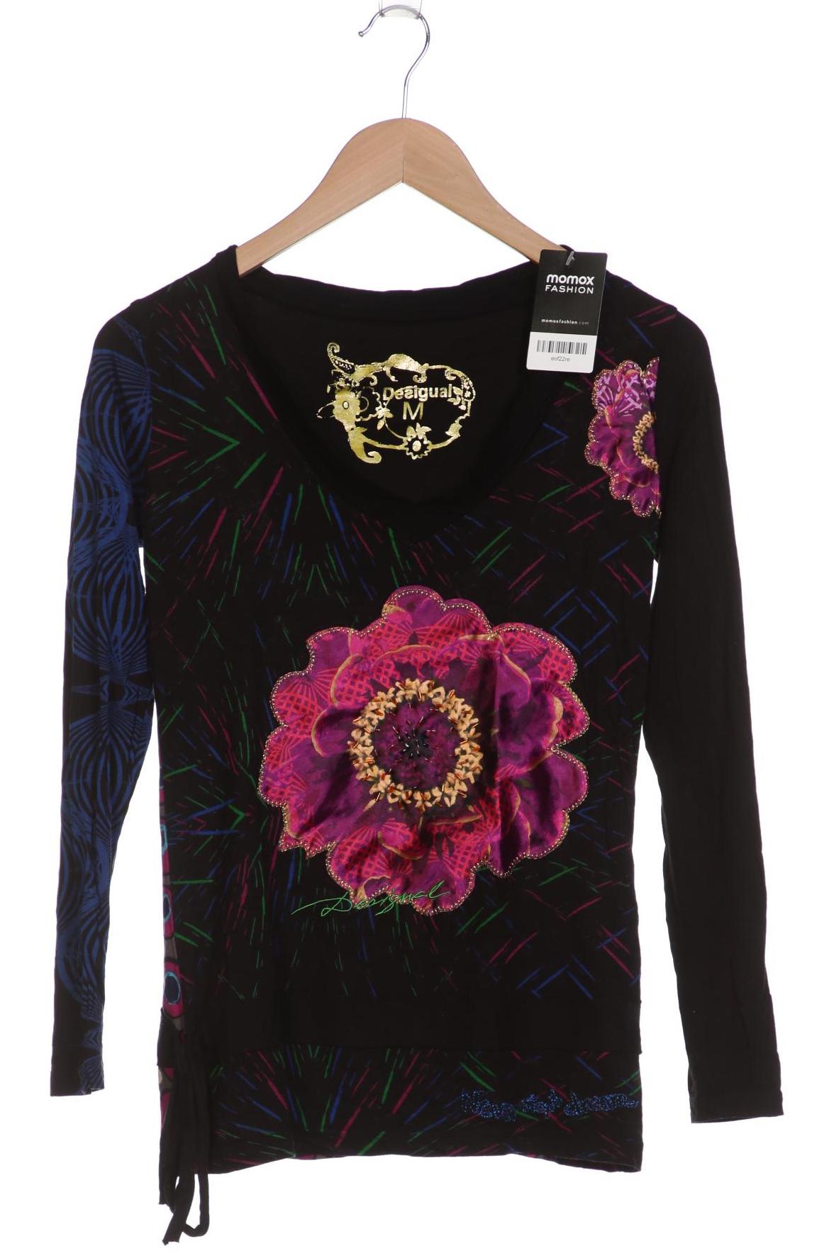 

Desigual Damen Langarmshirt, schwarz, Gr. 38