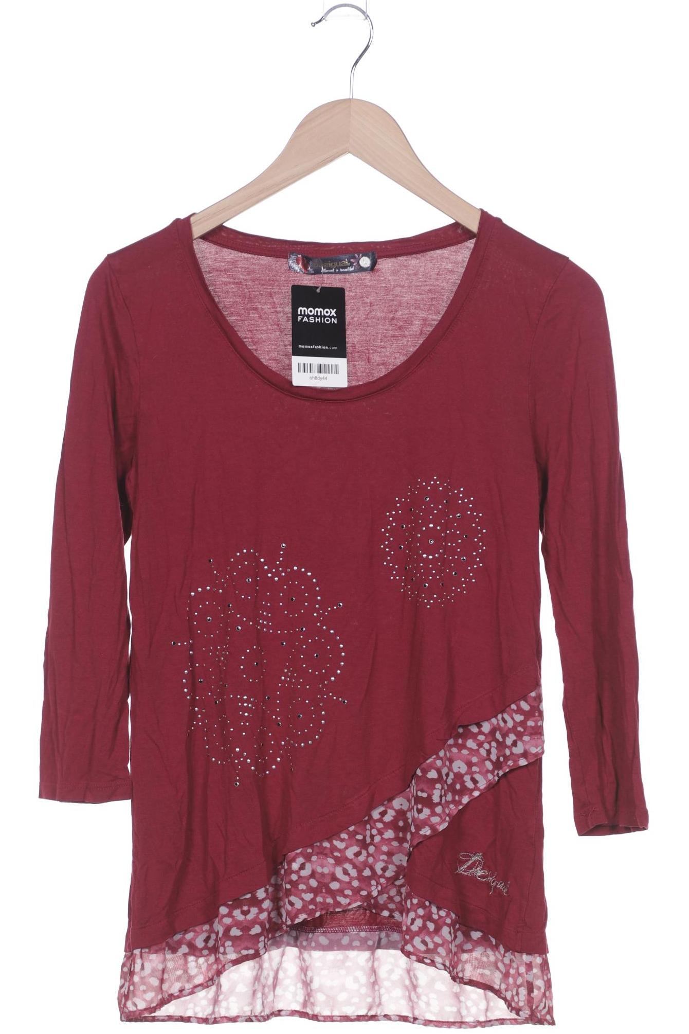 

Desigual Damen Langarmshirt, bordeaux, Gr. 42