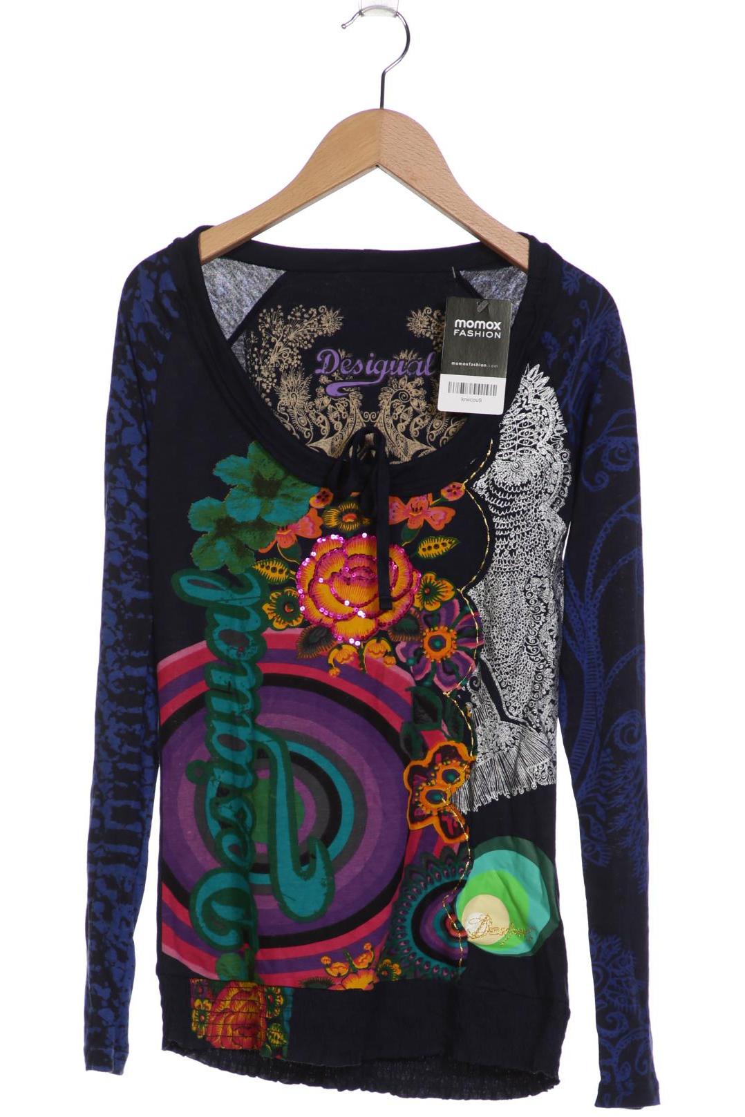 

Desigual Damen Langarmshirt, mehrfarbig, Gr. 34