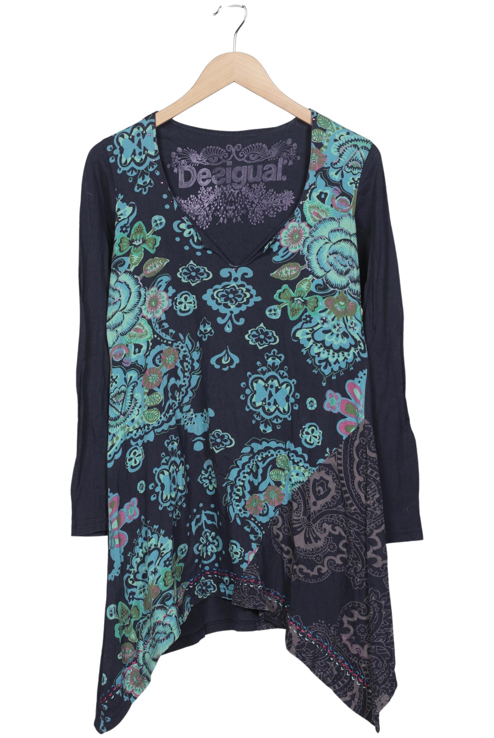 

Desigual Damen Langarmshirt, marineblau, Gr. 42