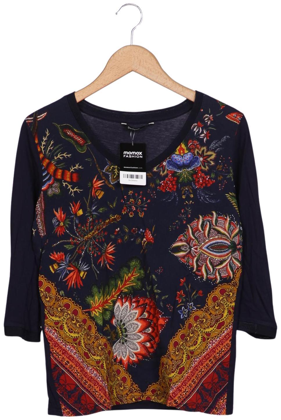 

Desigual Damen Langarmshirt, marineblau, Gr. 36