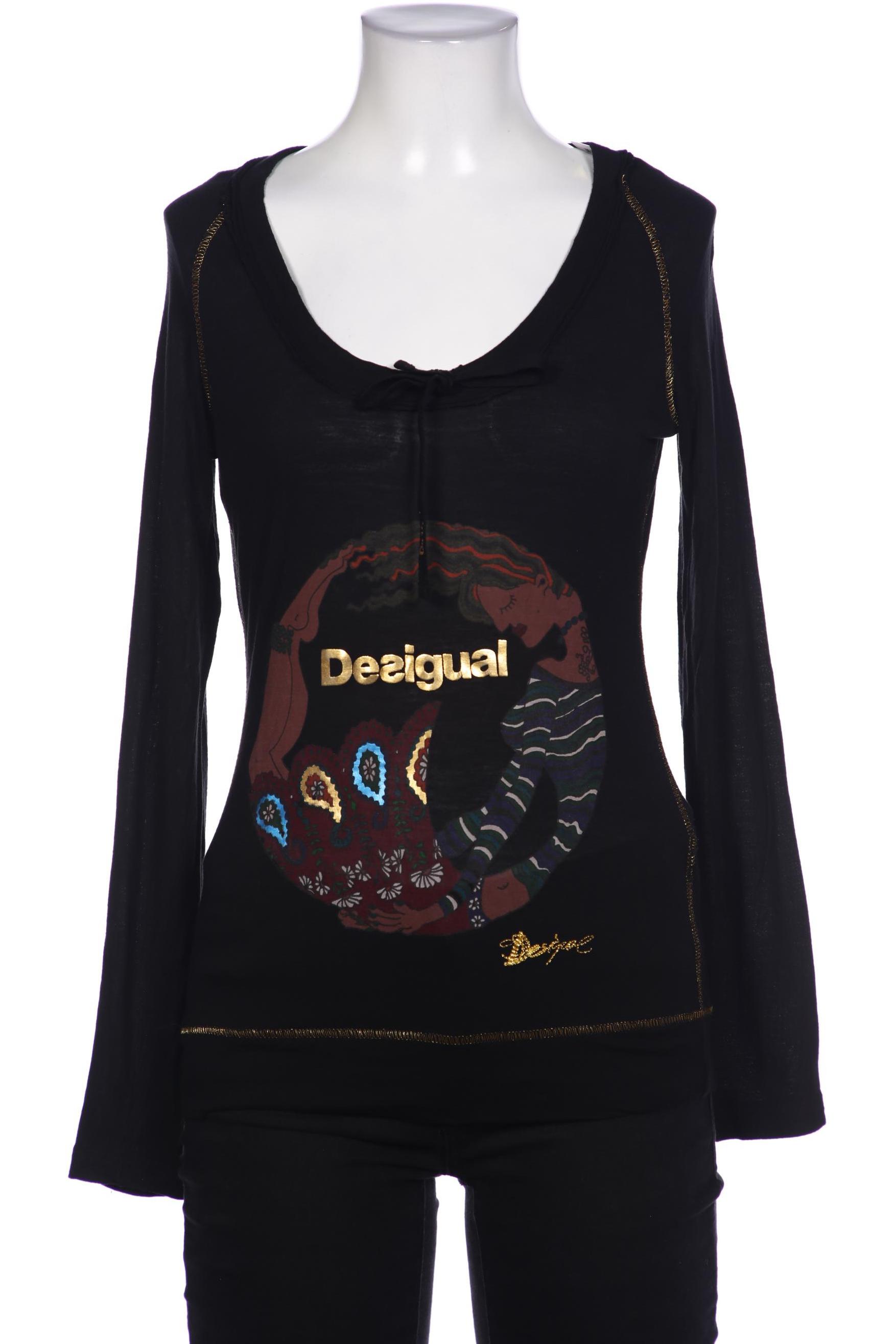 

Desigual Damen Langarmshirt, schwarz, Gr. 36