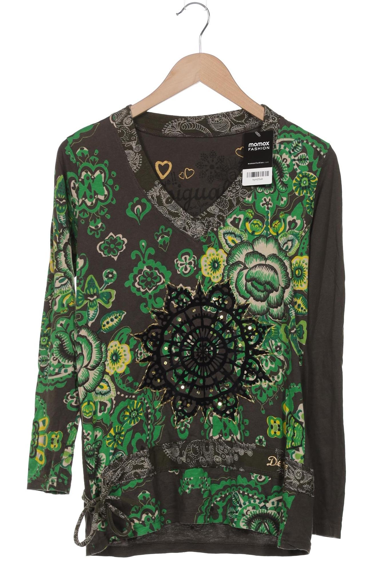 

Desigual Damen Langarmshirt, grün, Gr. 42