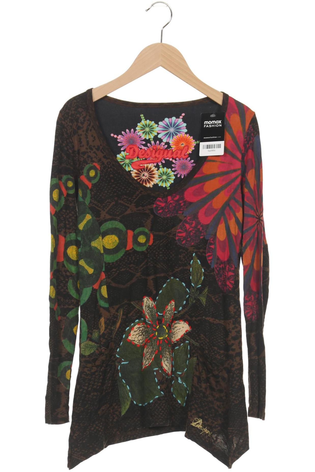 

Desigual Damen Langarmshirt, mehrfarbig, Gr. 34