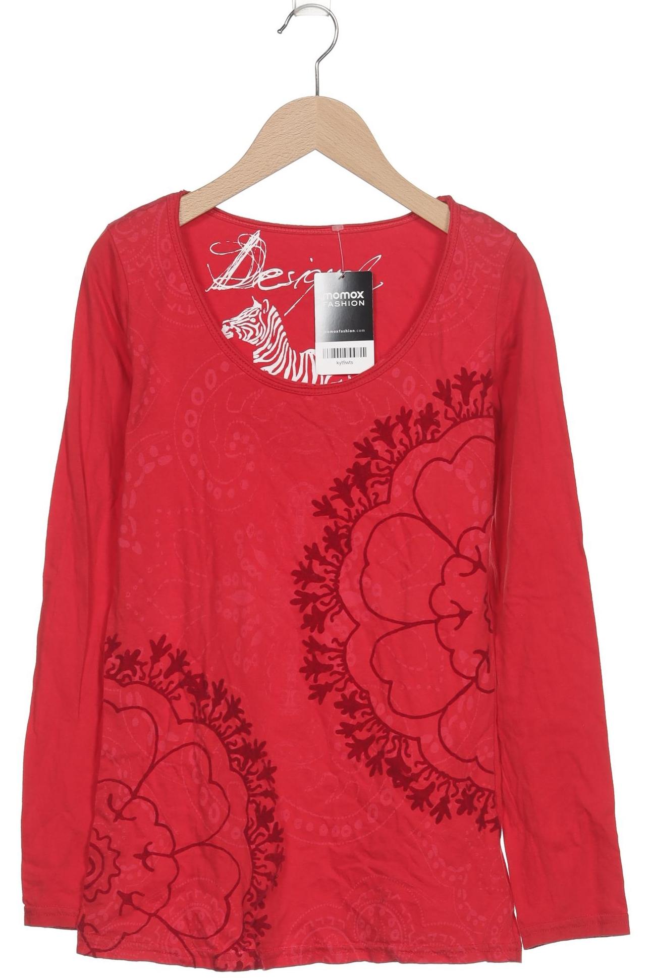 

Desigual Damen Langarmshirt, rot, Gr. 38