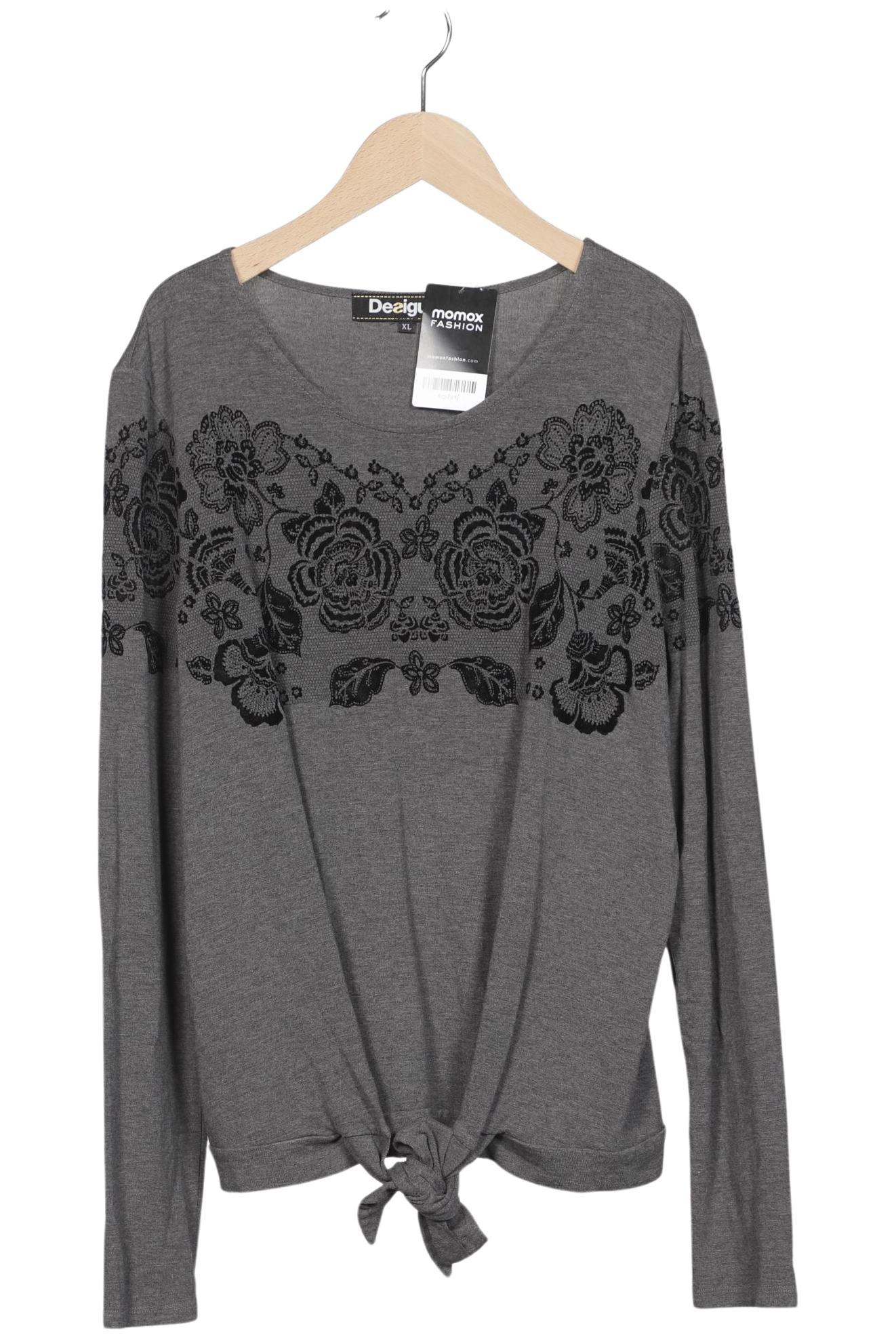 

Desigual Damen Langarmshirt, grau, Gr. 44
