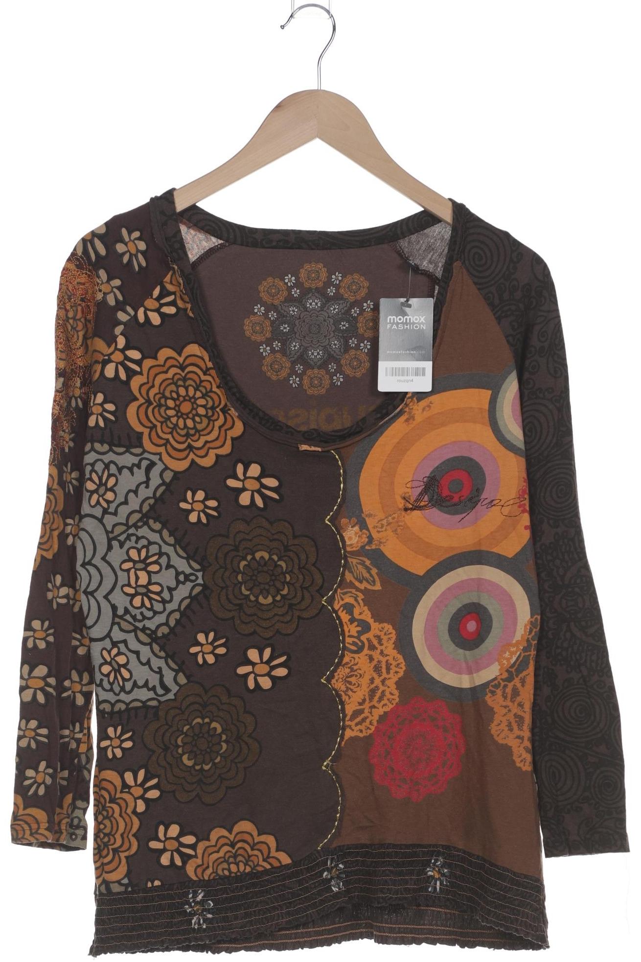 

Desigual Damen Langarmshirt, braun, Gr. 44