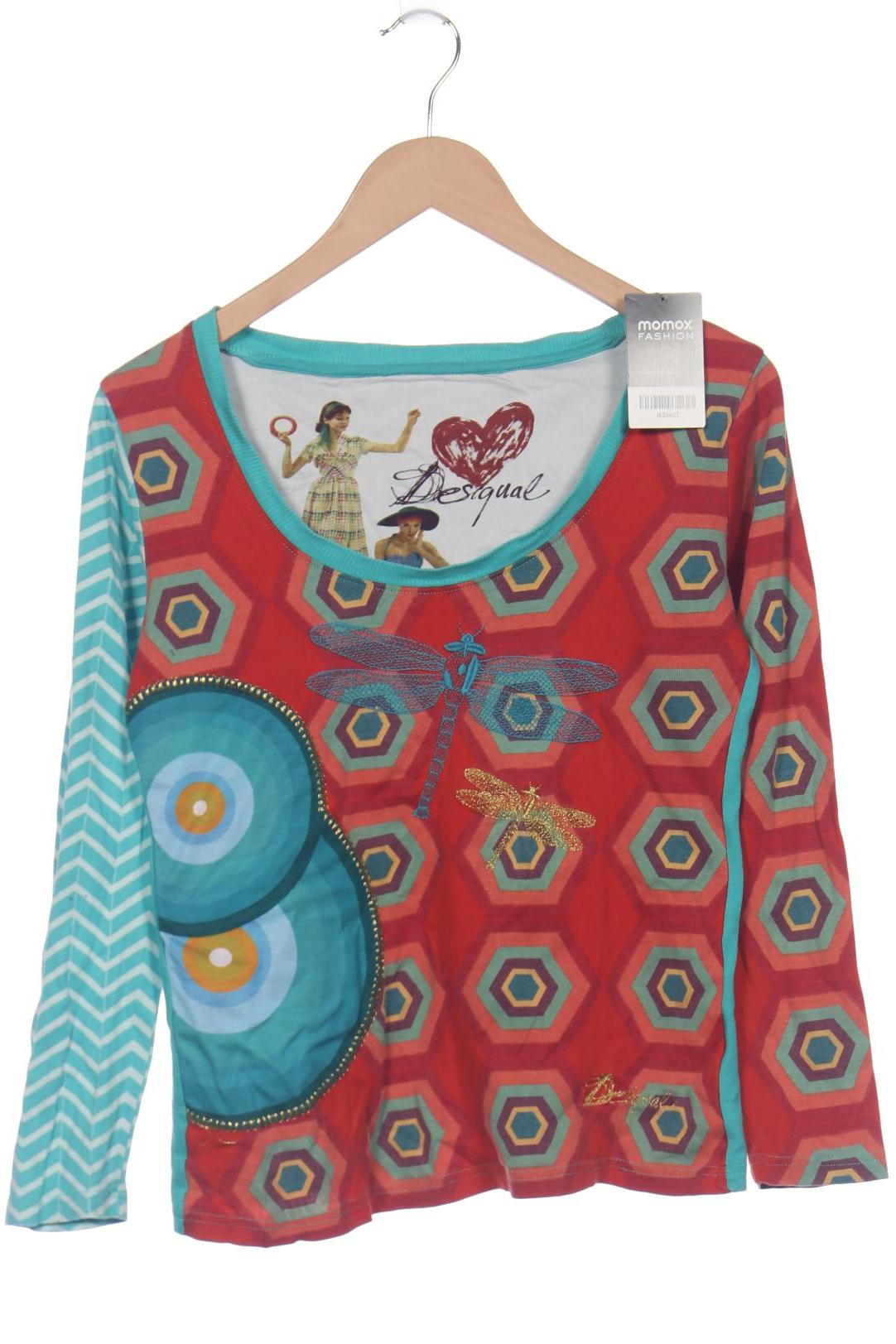 

Desigual Damen Langarmshirt, mehrfarbig, Gr. 38