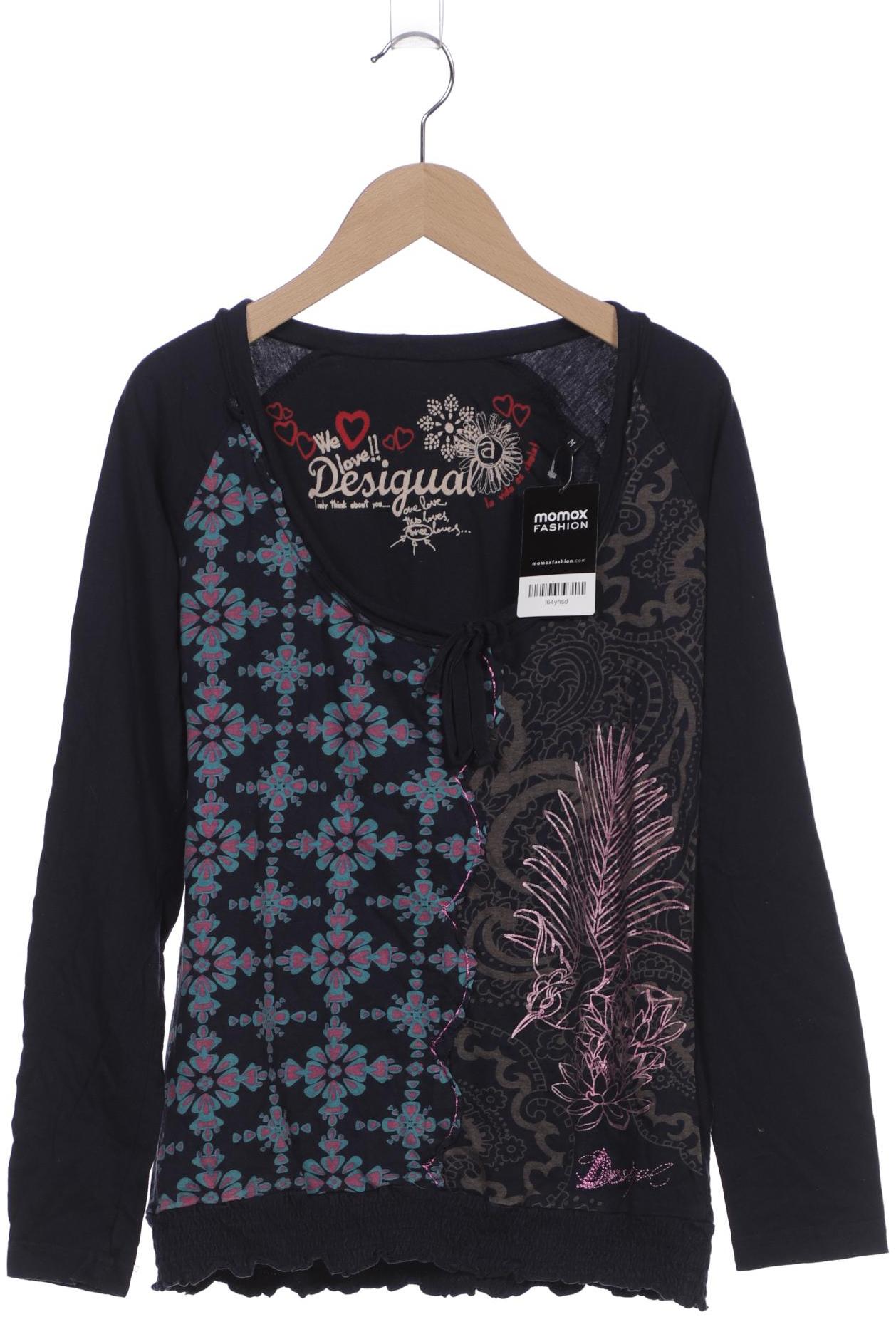 

Desigual Damen Langarmshirt, marineblau, Gr. 38