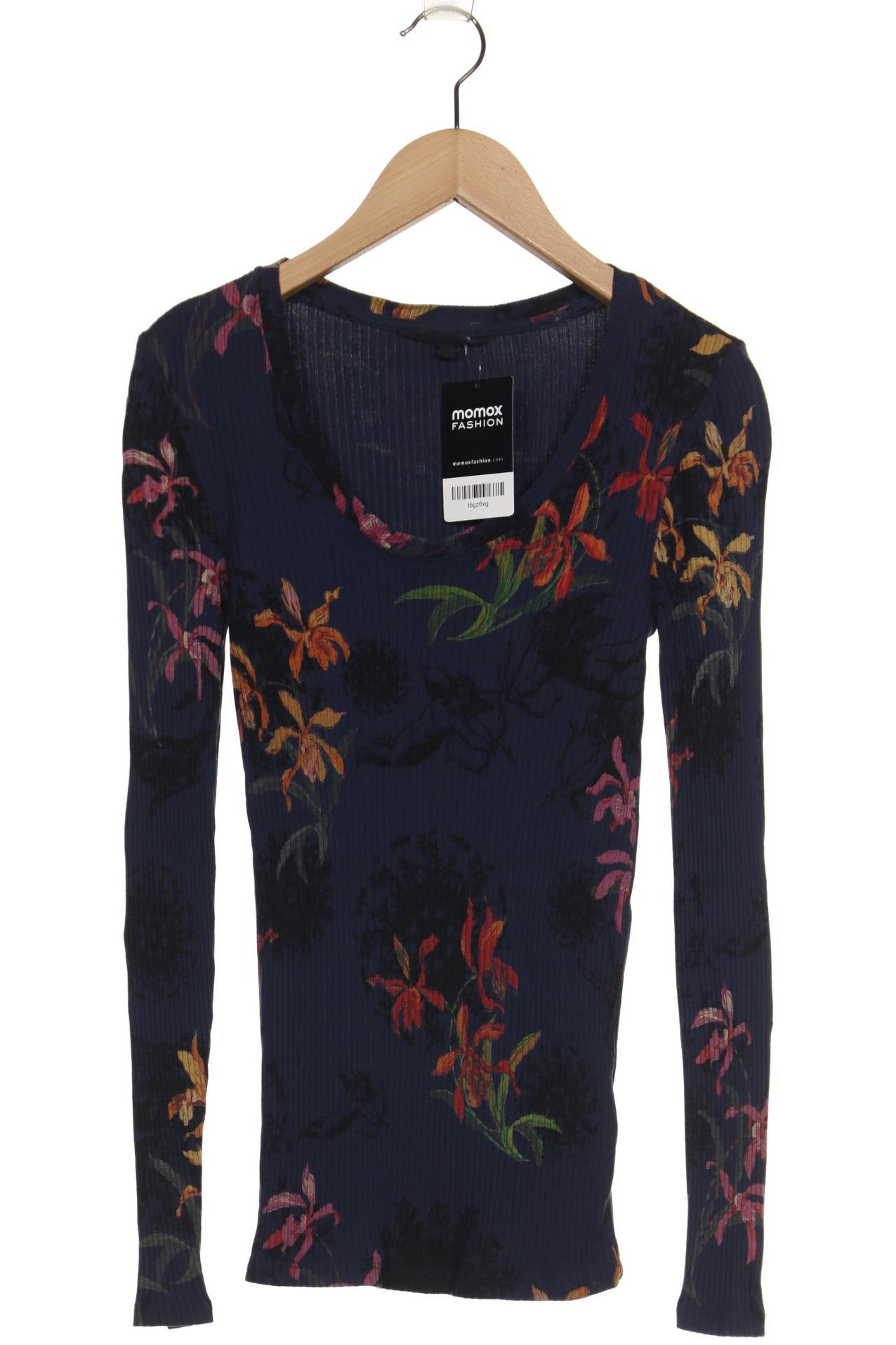 

Desigual Damen Langarmshirt, marineblau, Gr. 36