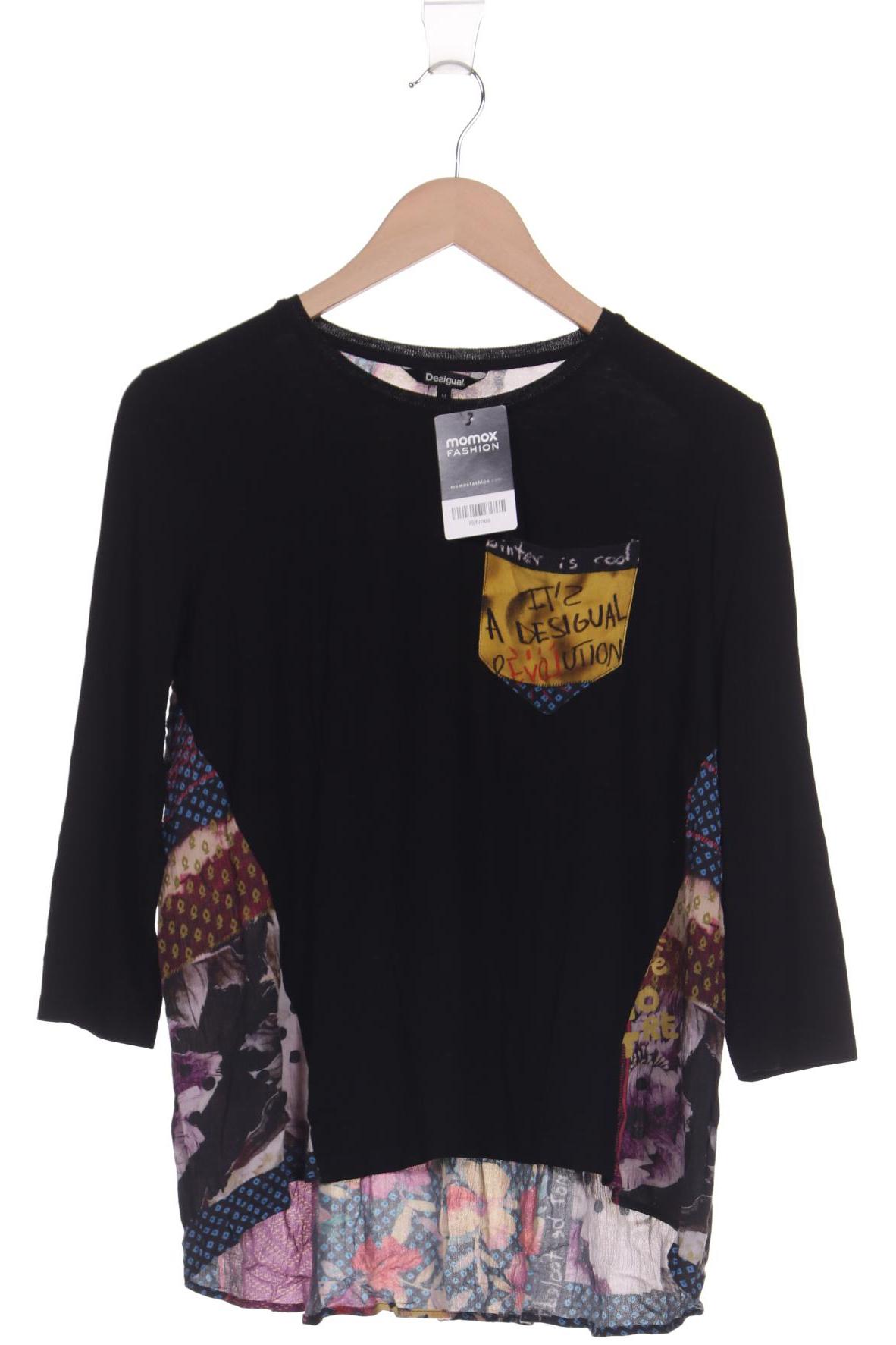 

Desigual Damen Langarmshirt, schwarz, Gr. 38