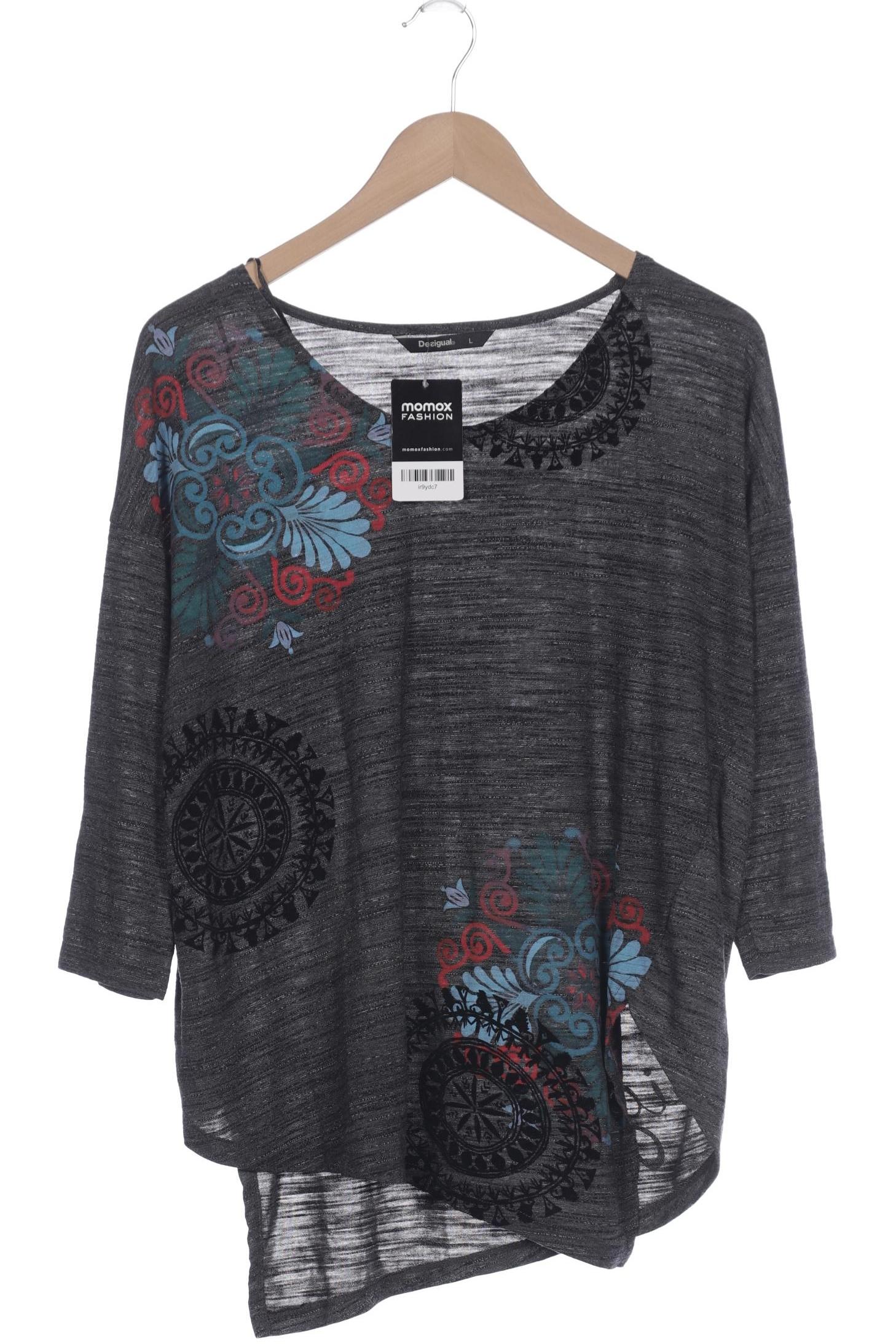 

Desigual Damen Langarmshirt, grau, Gr. 42