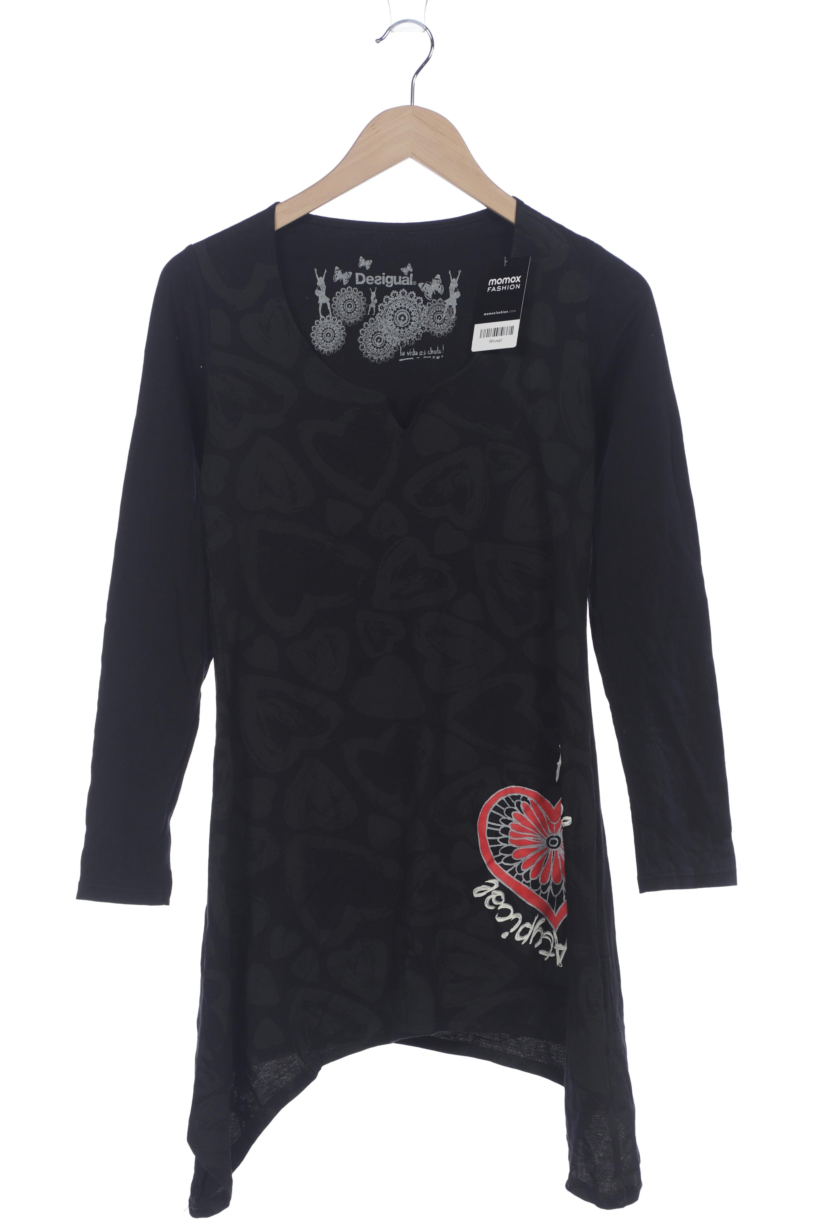 

Desigual Damen Langarmshirt, schwarz, Gr. 38