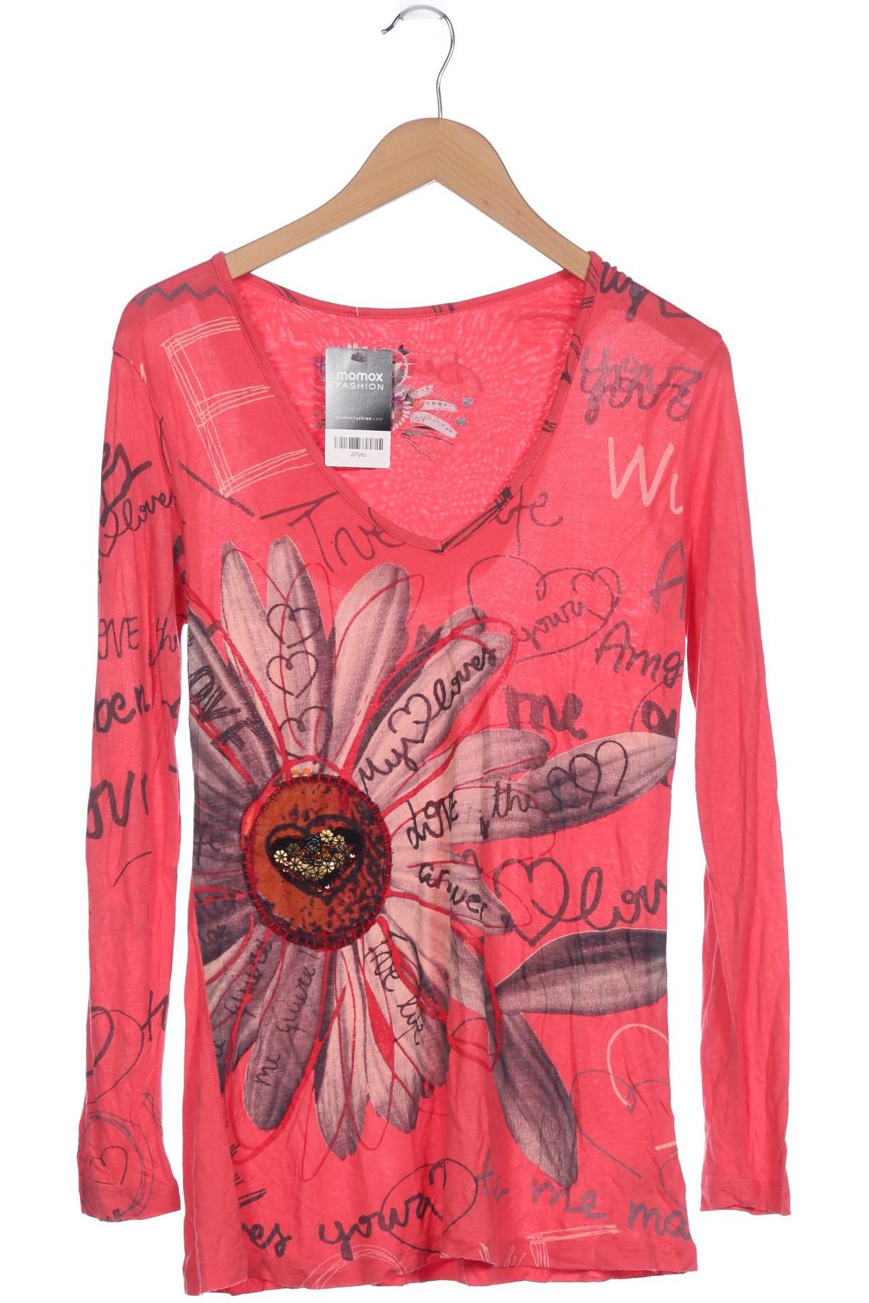 

Desigual Damen Langarmshirt, pink, Gr. 44
