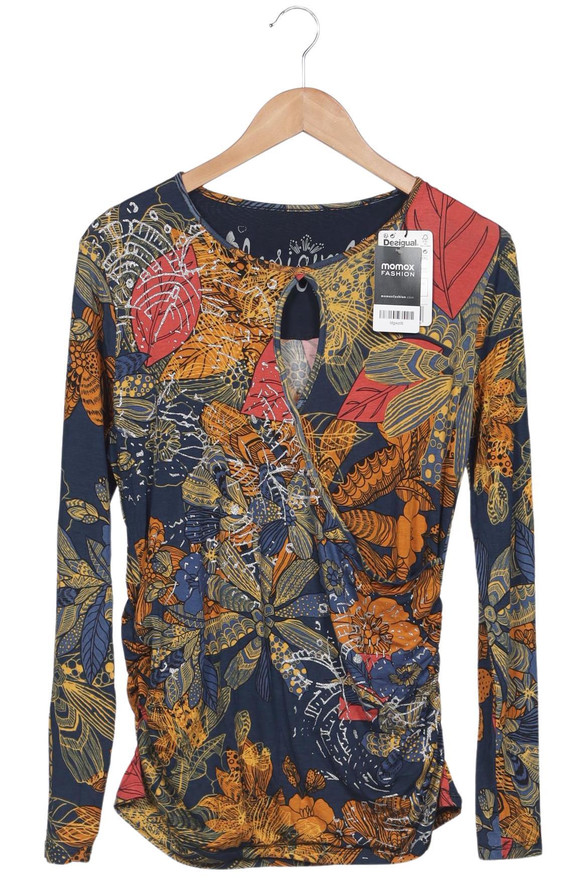 

Desigual Damen Langarmshirt, marineblau, Gr. 42
