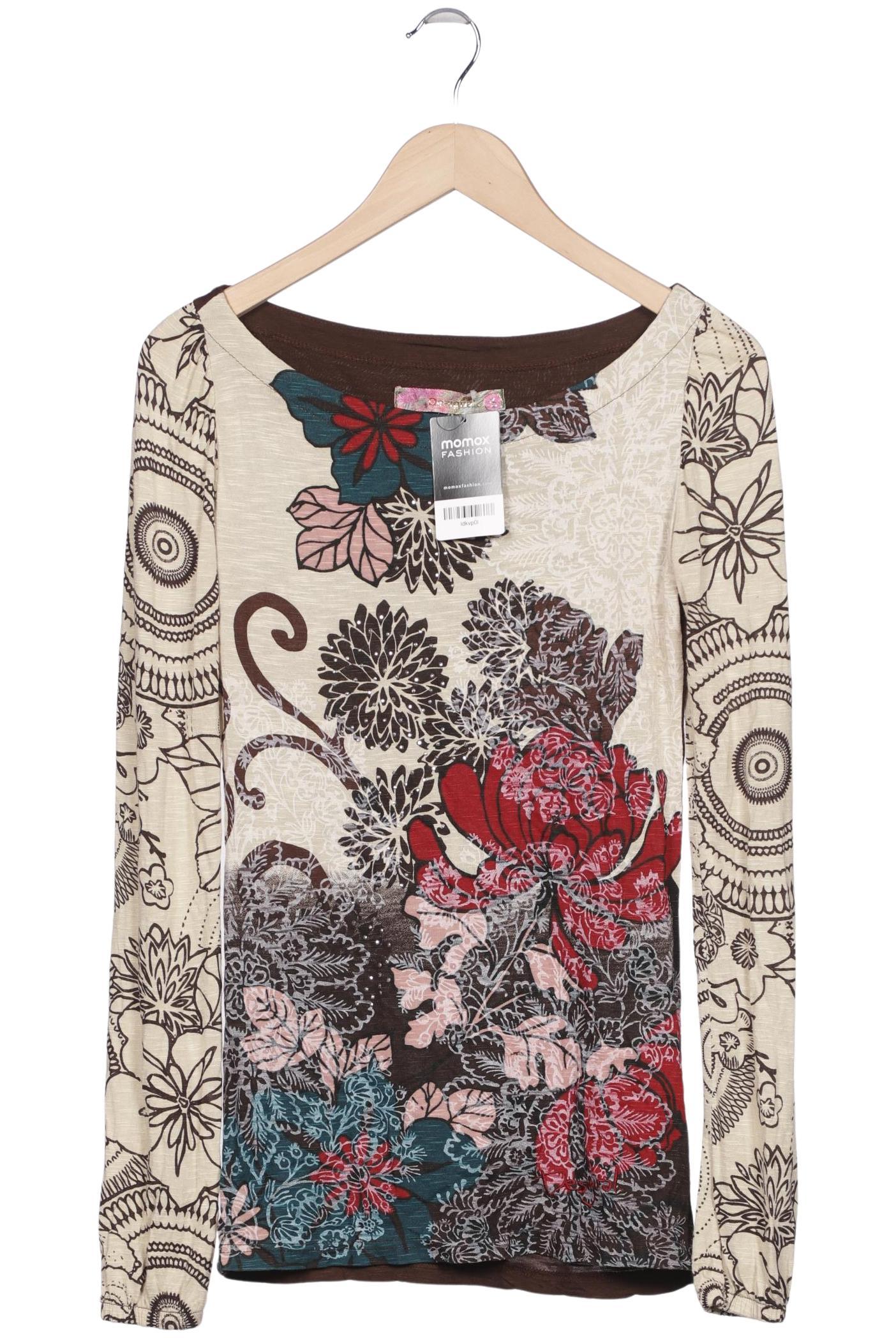 

Desigual Damen Langarmshirt, braun, Gr. 36