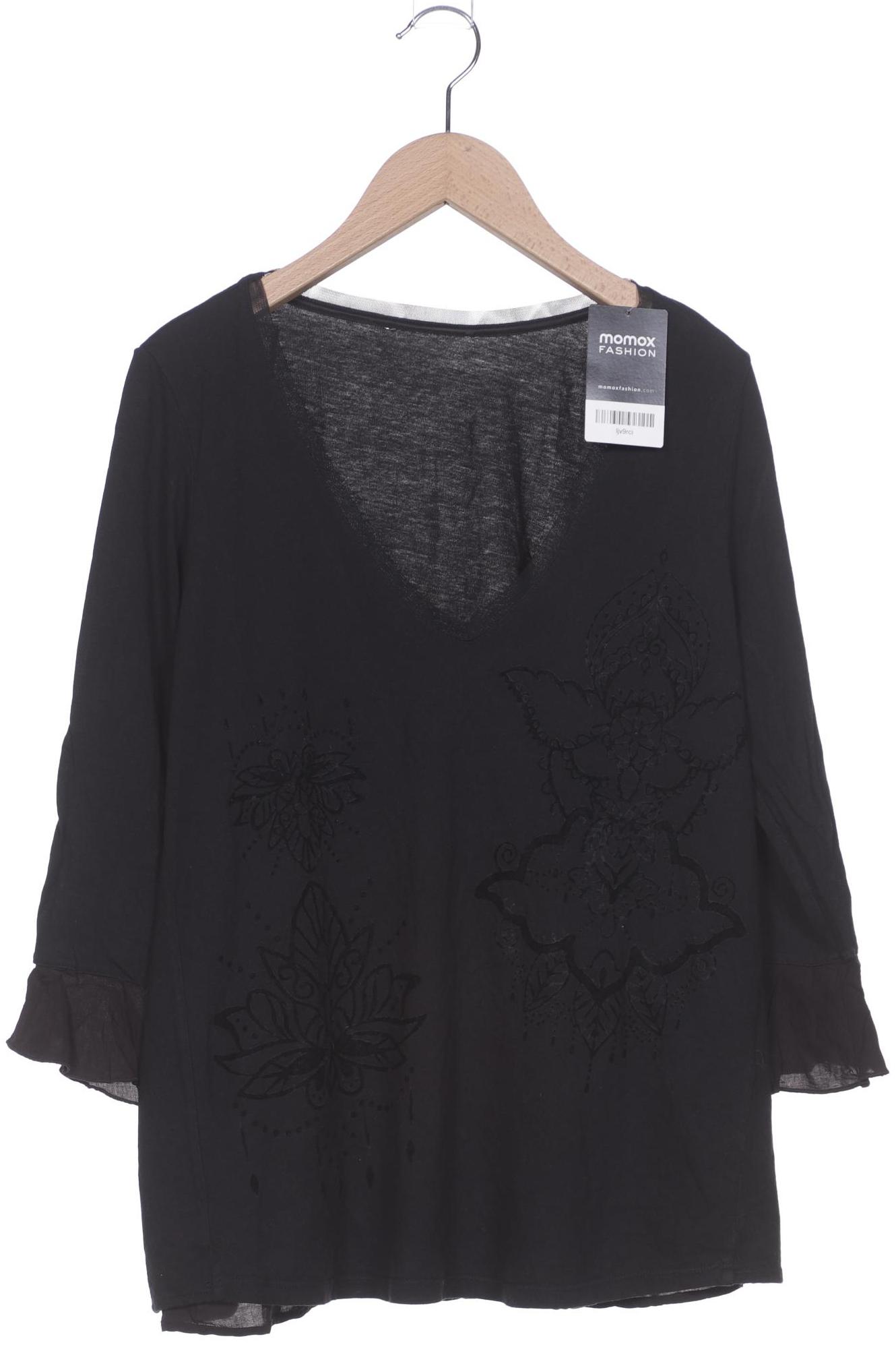 

Desigual Damen Langarmshirt, schwarz, Gr. 38