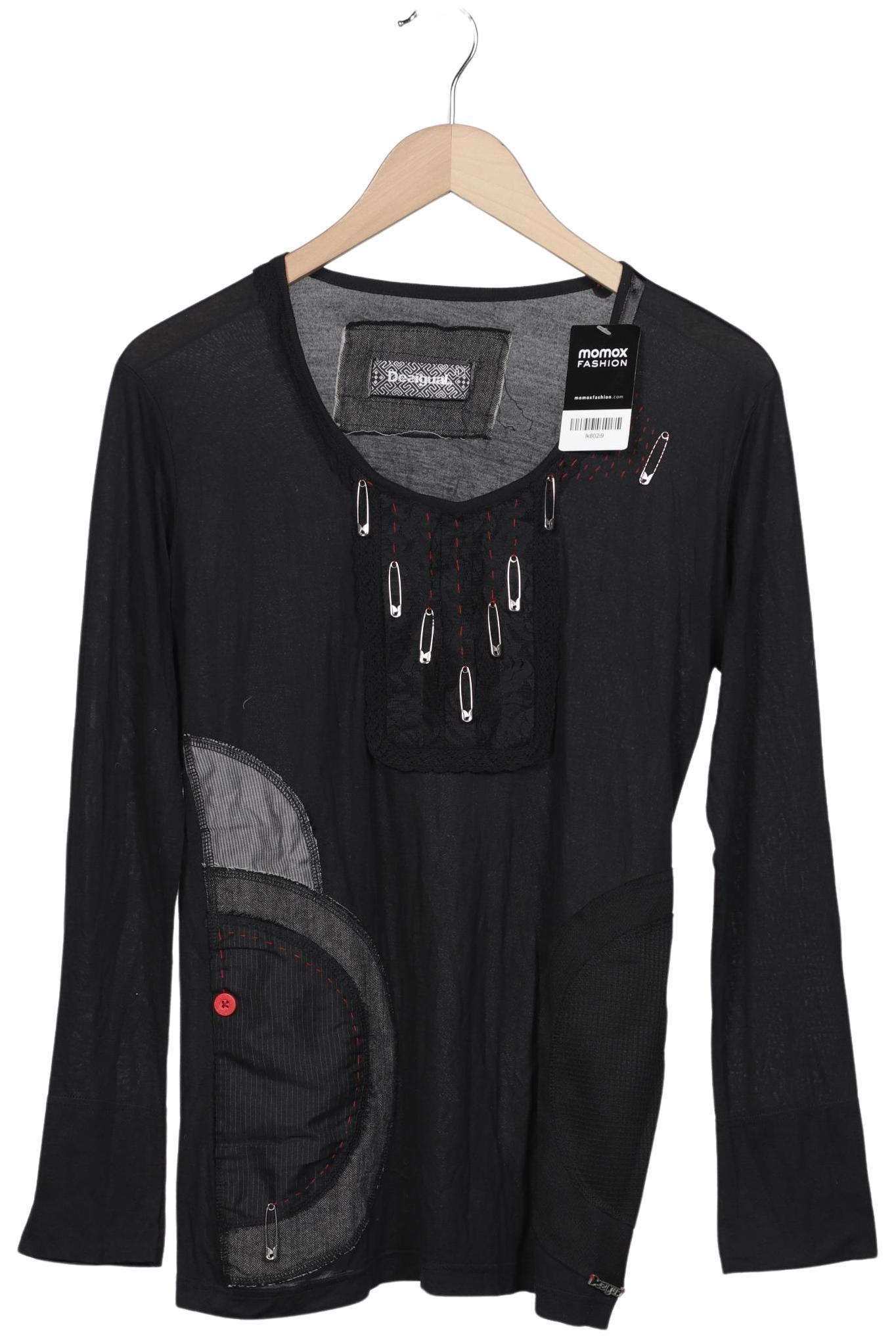 

Desigual Damen Langarmshirt, schwarz, Gr. 42