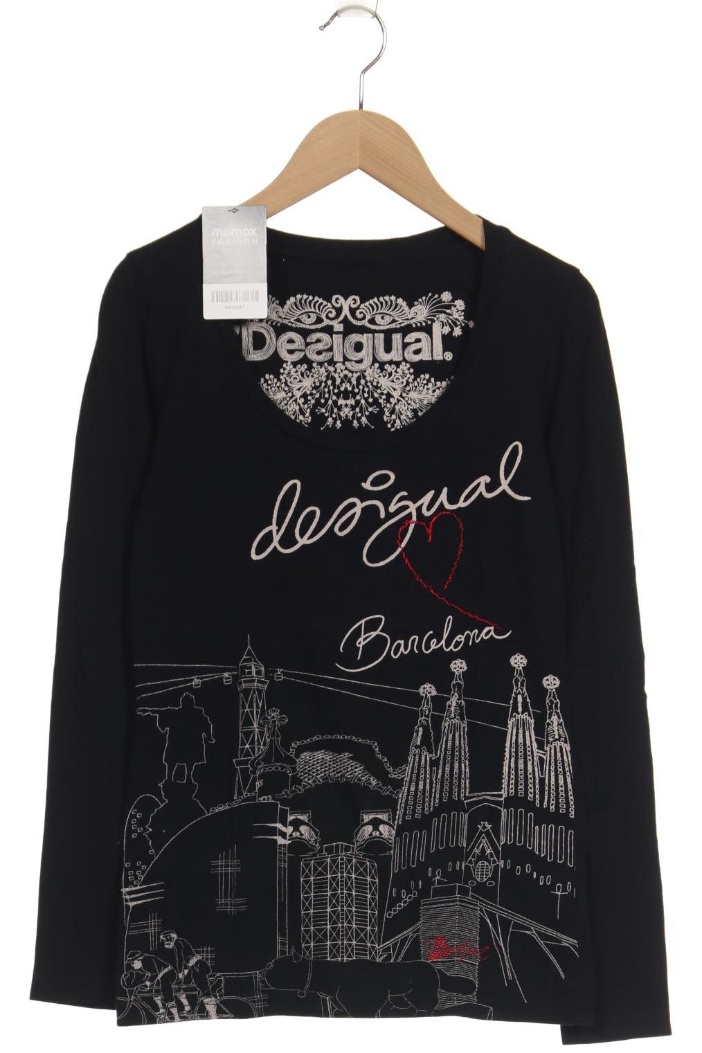 

Desigual Damen Langarmshirt, schwarz, Gr. 34