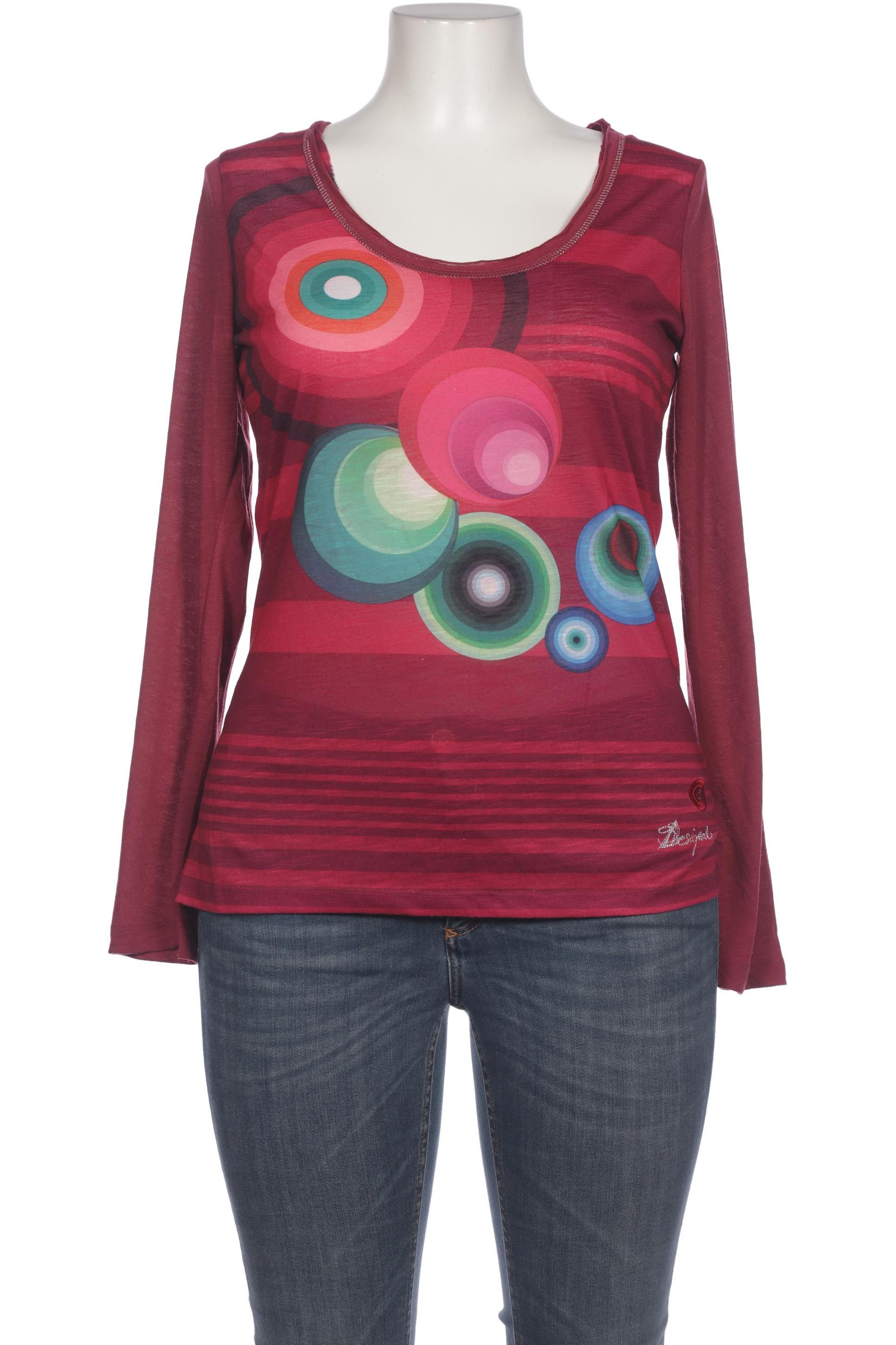 

Desigual Damen Langarmshirt, pink, Gr. 42