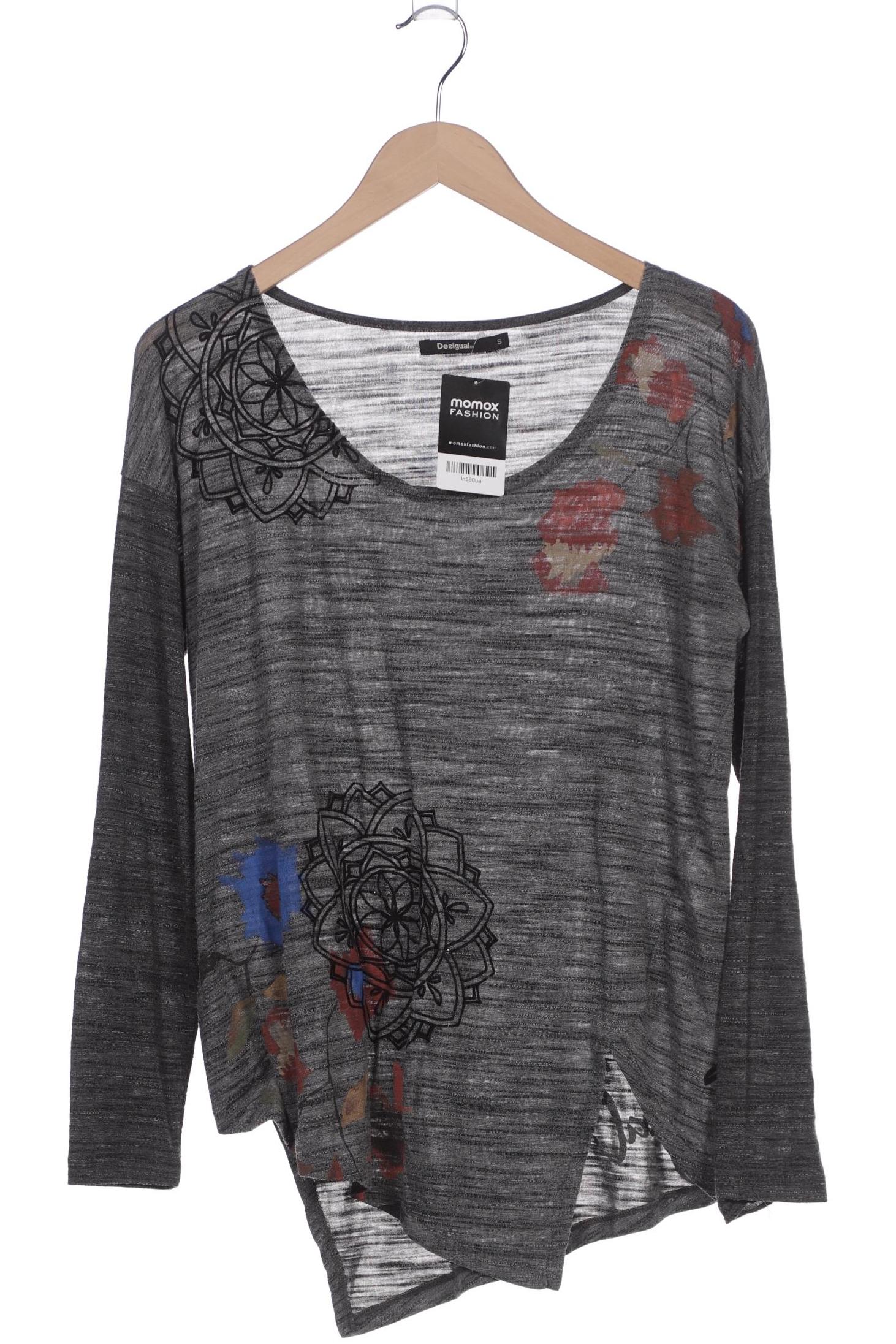

Desigual Damen Langarmshirt, grau, Gr. 36