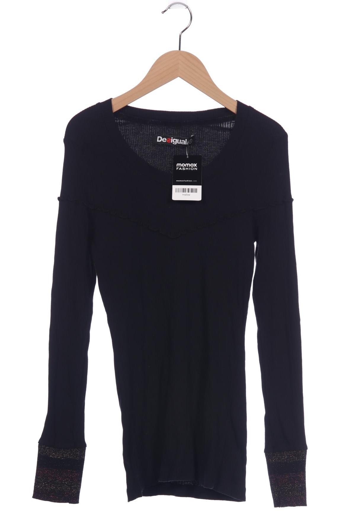 

Desigual Damen Langarmshirt, schwarz, Gr. 36