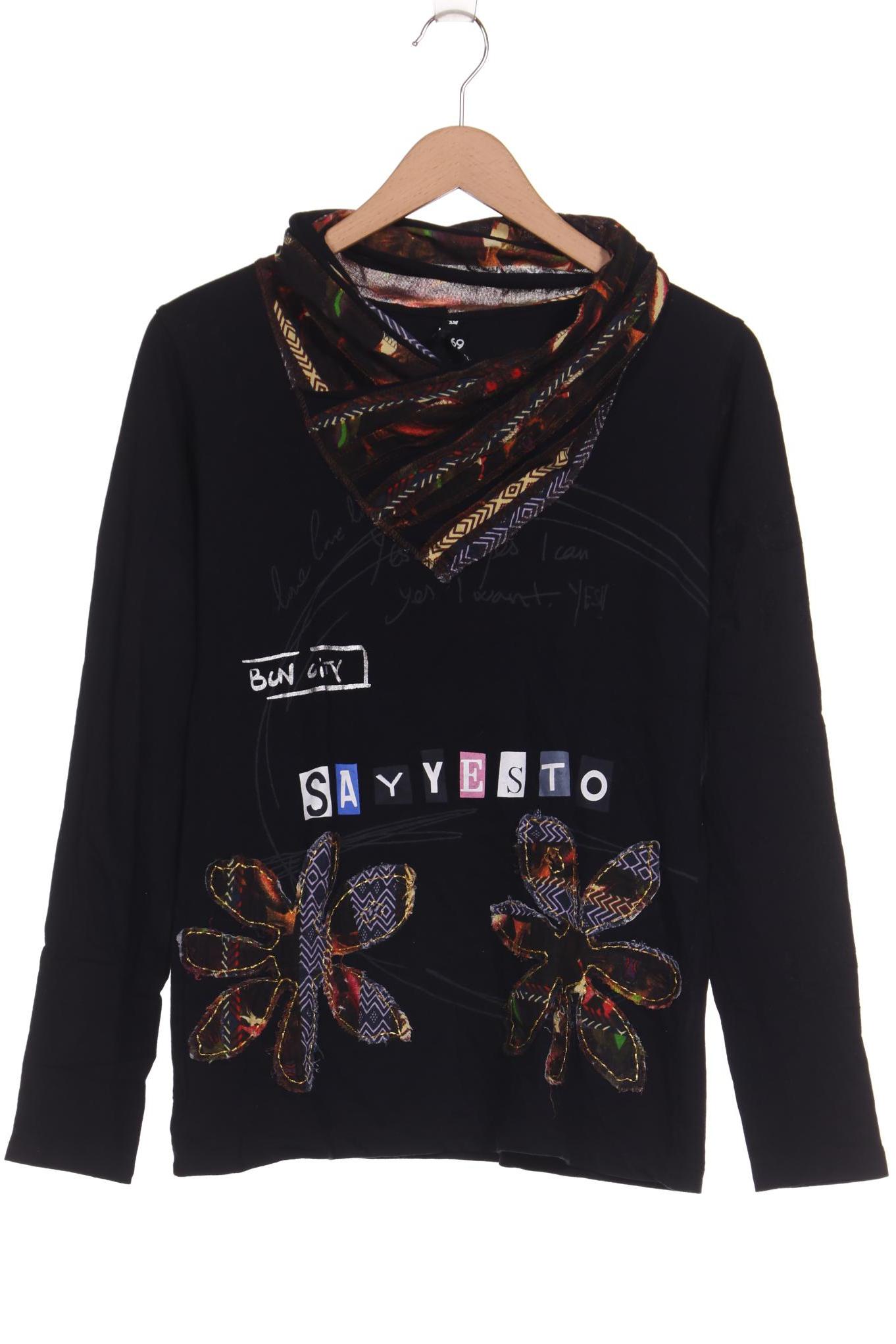 

Desigual Damen Langarmshirt, schwarz, Gr. 42