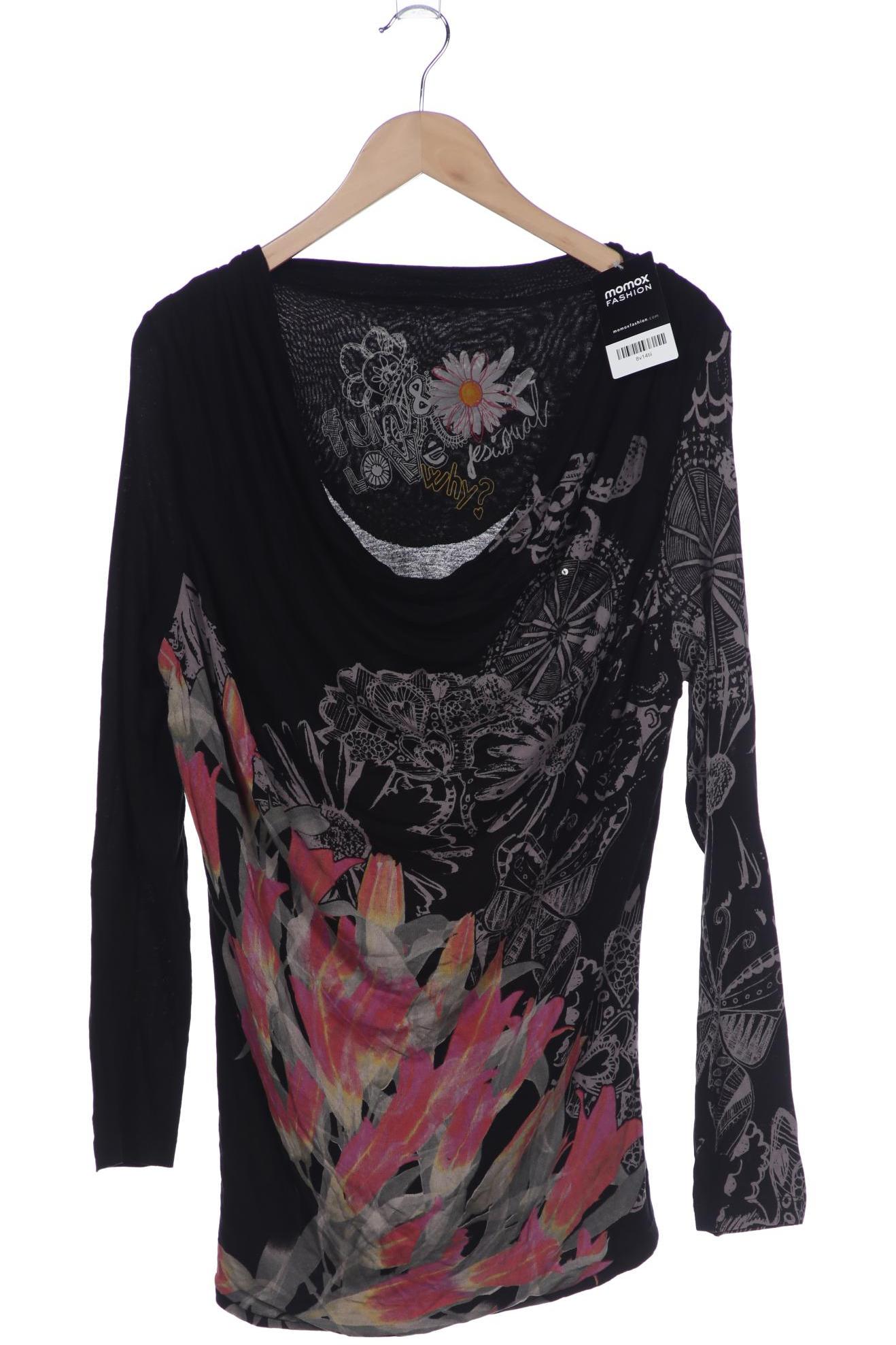 

Desigual Damen Langarmshirt, schwarz, Gr. 44