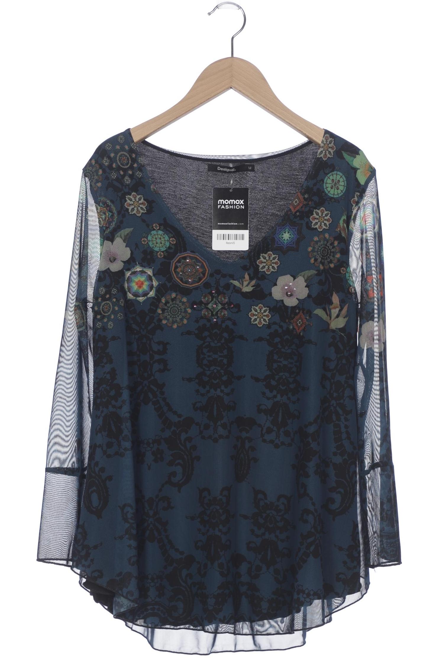 

Desigual Damen Langarmshirt, marineblau, Gr. 38