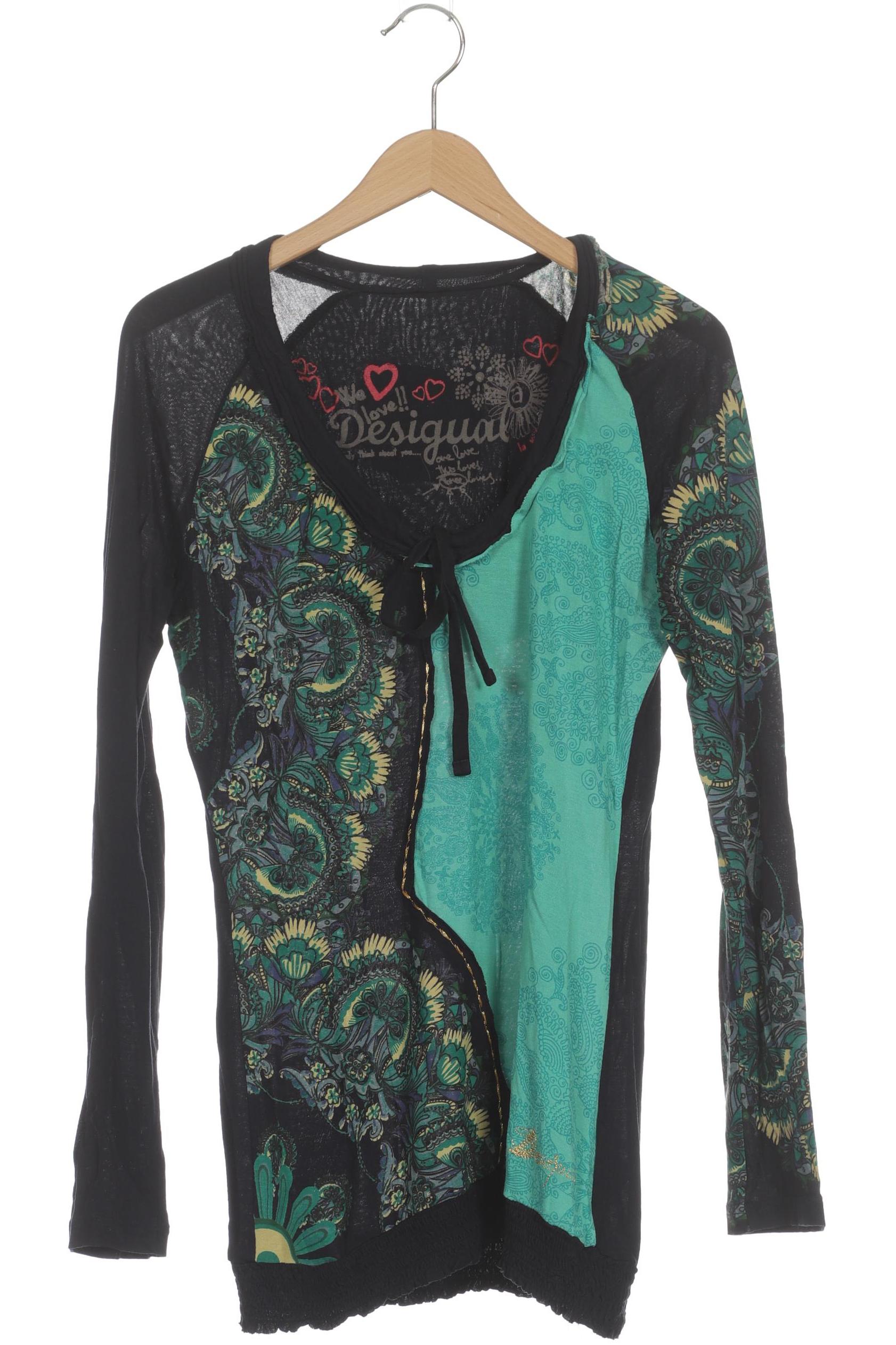 

Desigual Damen Langarmshirt, blau, Gr. 36