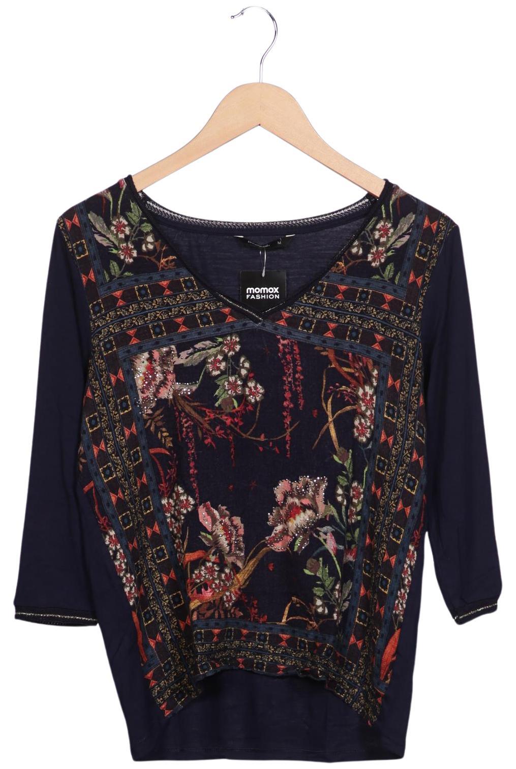 

Desigual Damen Langarmshirt, marineblau, Gr. 38